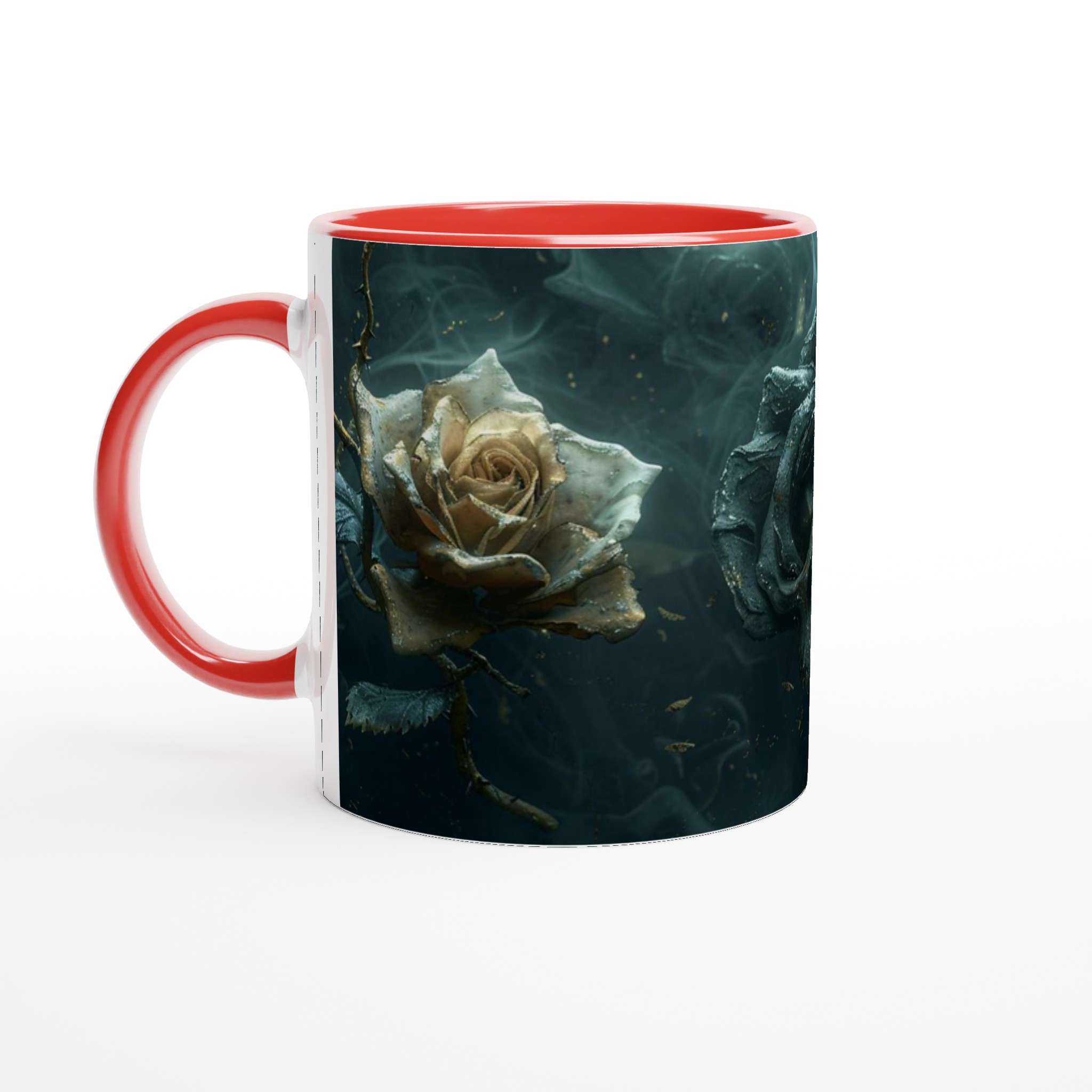 Mörk Romantik Keramikmugg - Gotisk Ros & Skalle Design i 11oz 2 aee1a4f2-8e77-4827-b5be-7ab914c542f2