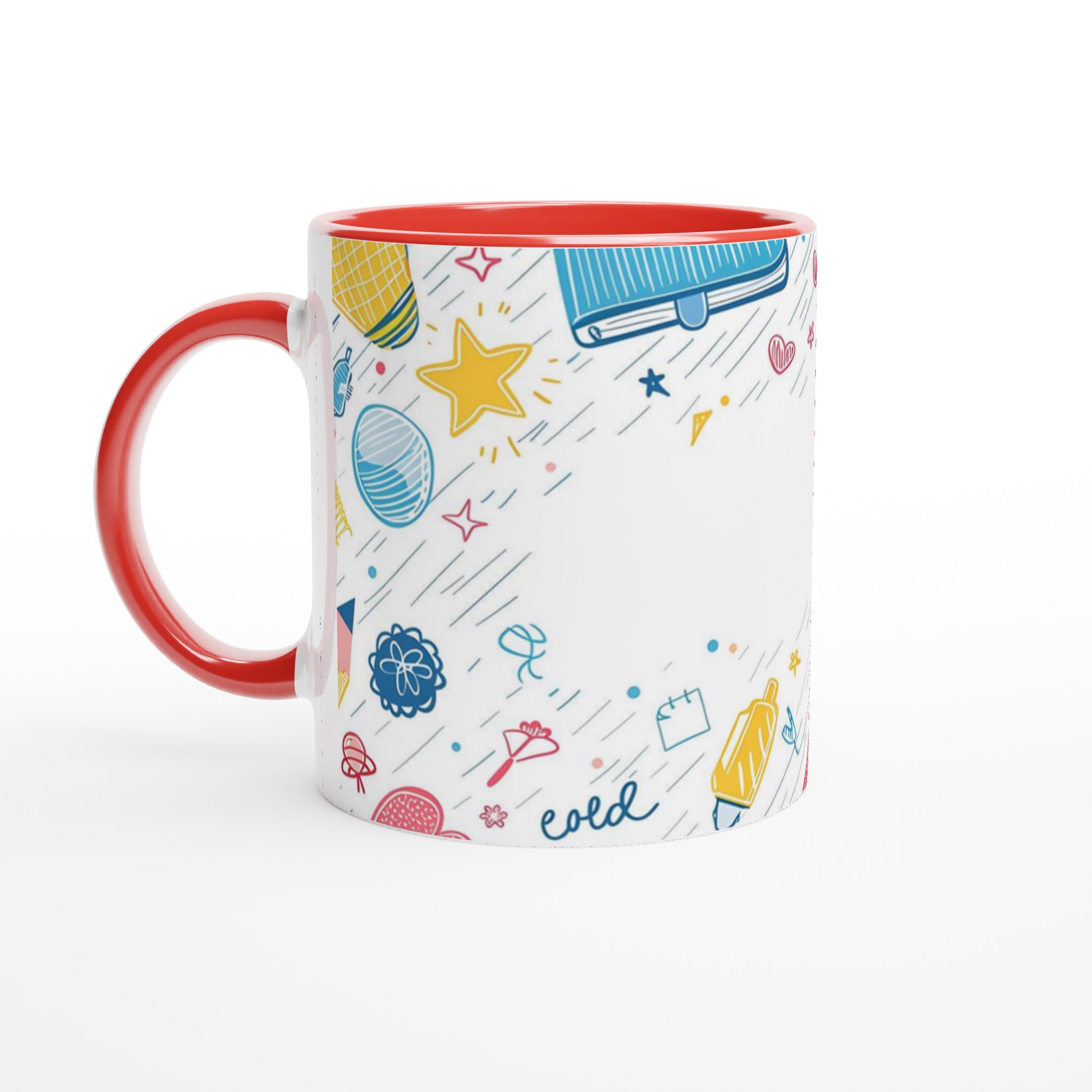 Kreativ Design Mugg – Livfull Skiss & Doodle Konst Keramisk Kaffemugg i Ditt Val av Färg 2 af211dbf-e390-4980-8927-19ffe7a49b0c