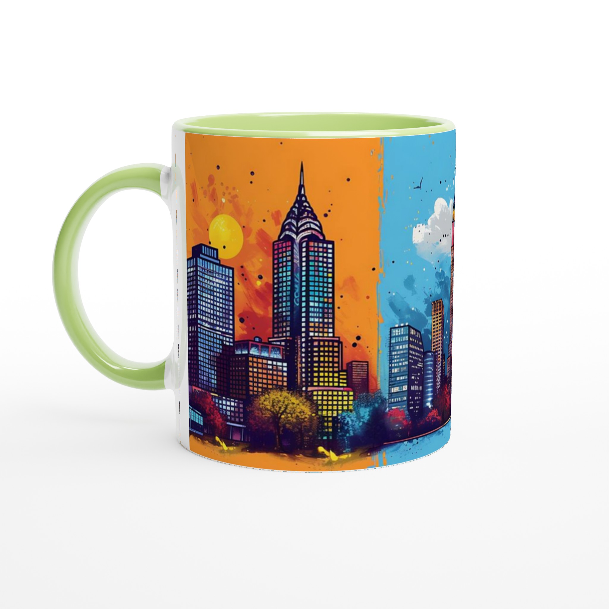 New York City Pop Art Mugg – Livfull Storstadskänsla i Keramik 3 af2595d5-be73-461c-9e4b-edd433f82734