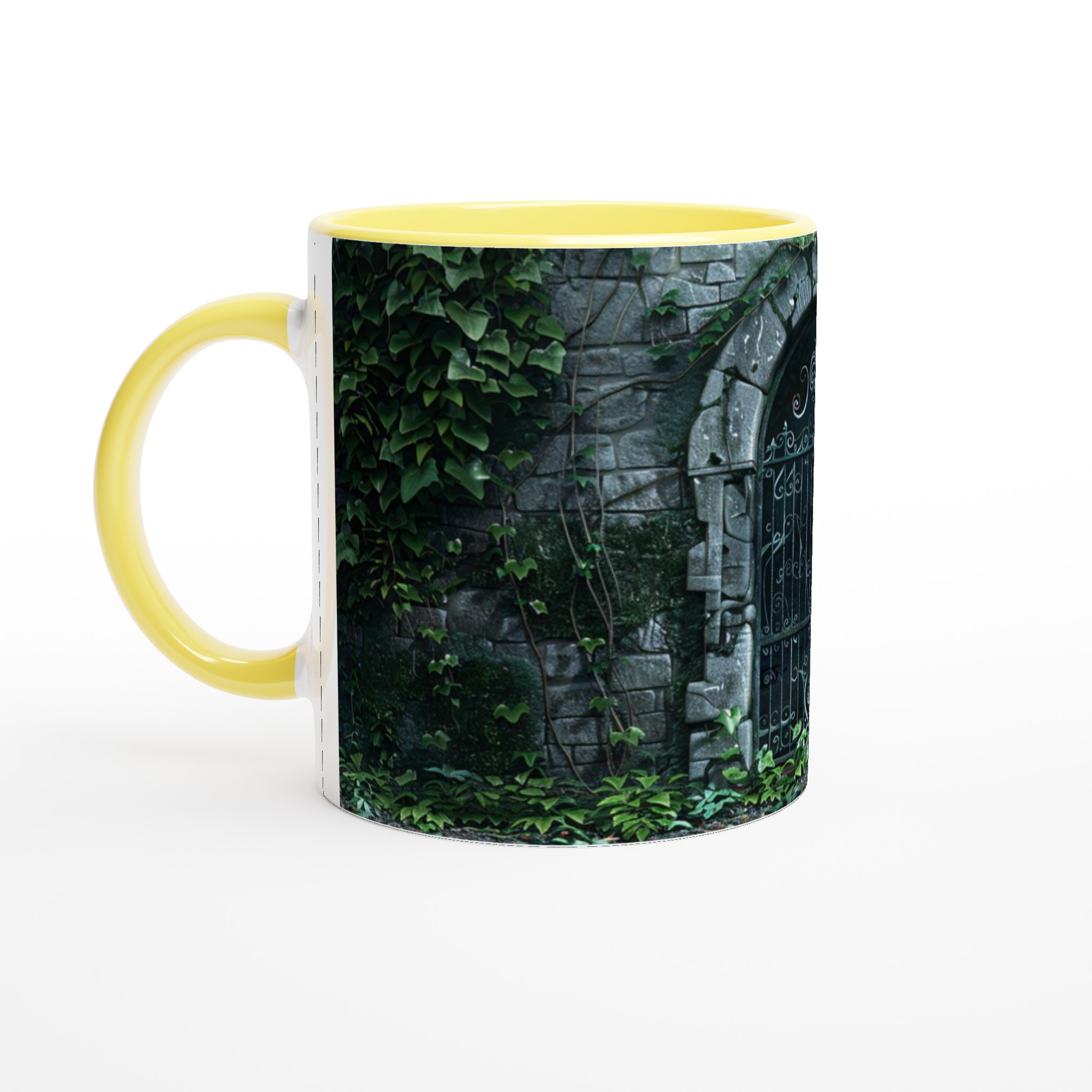 Mystisk Grind Keramikmugg - Skogsgrön Ivy Design, 11oz Favorit i Flera Färger 5 af7448b8-47fb-4dae-8b6f-e73dbc182efd