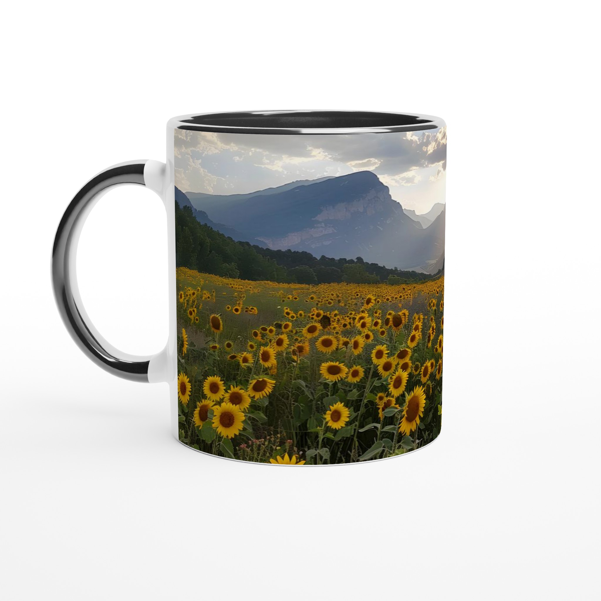 Solrosfältets Skönhet 11oz Keramisk Mugg – Välj Bland 7 Levande Färger 7 af7f349d-0bdb-40a0-9f4f-a5ef37d77d8a