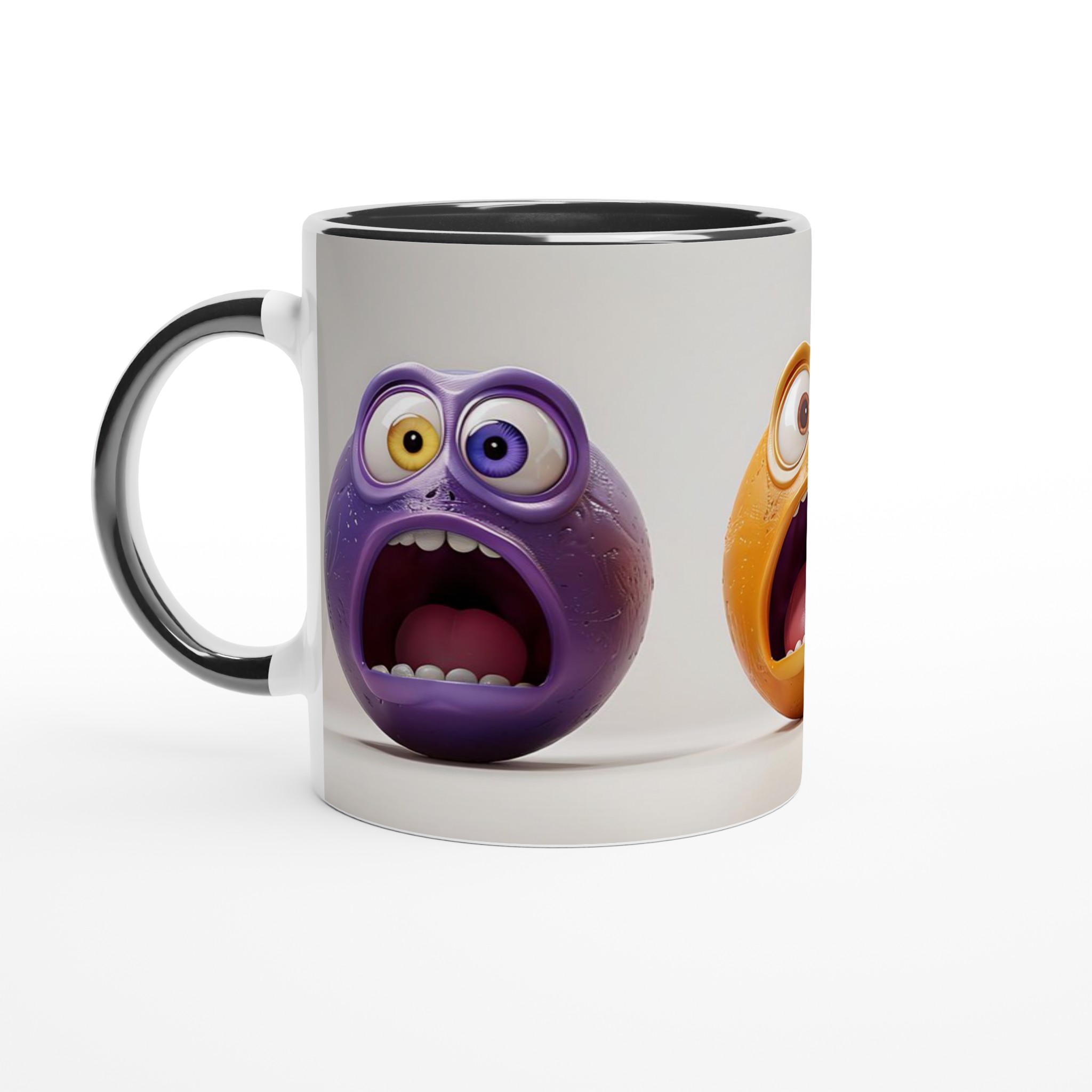 Humoristisk Skrikande Monster Mugg - Välj bland Färgstarka Nyanser, 11 oz Keramik 2 af9528a9-b8a4-4598-a666-59b77d0fba68