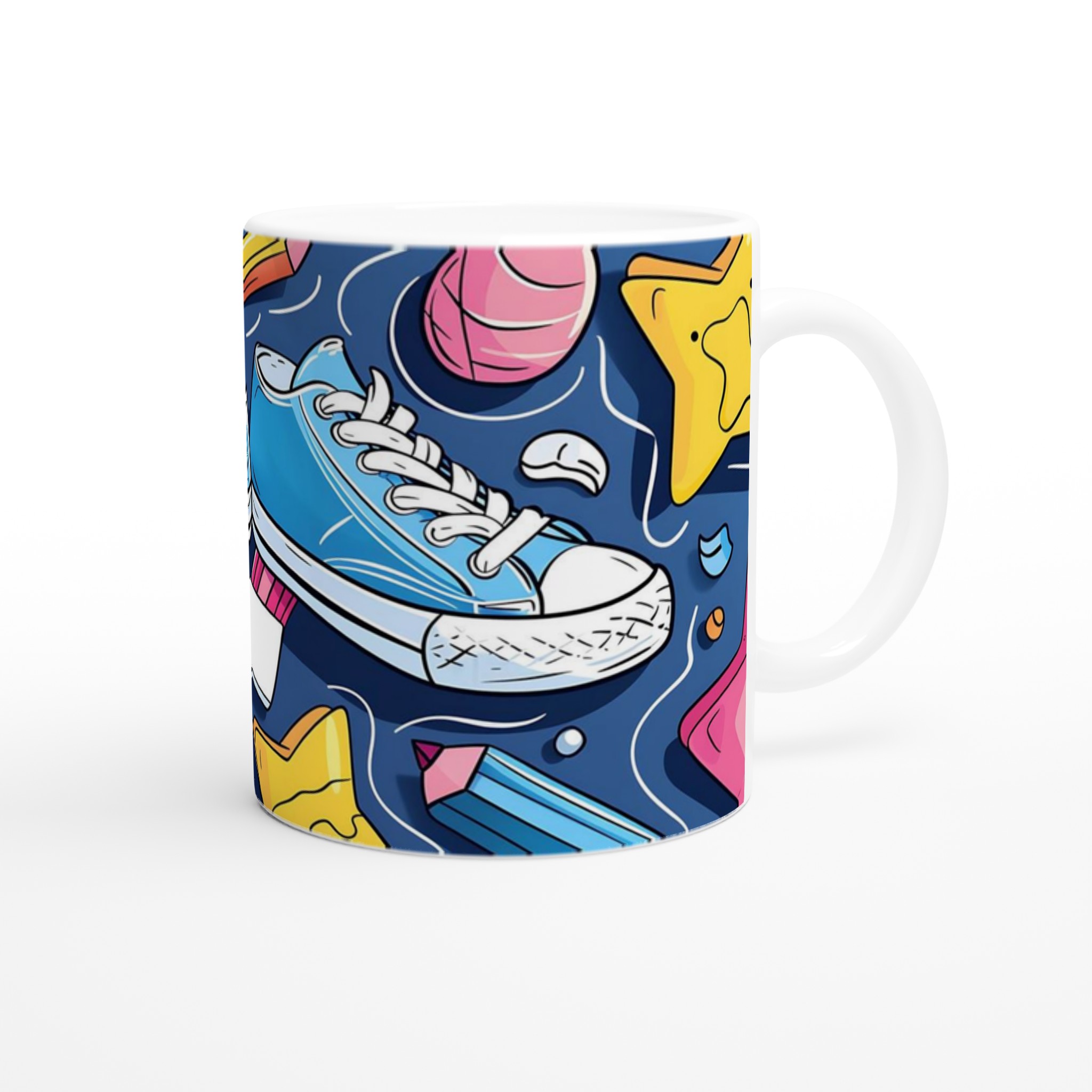 Kreativ Skolstart Keramisk Mugg – Färgglad 11oz Kaffekopp för Studenter och Konstnärer i Valfri Kulör 9 afcb6949-000c-44b0-b5e8-ae6f74b938ad