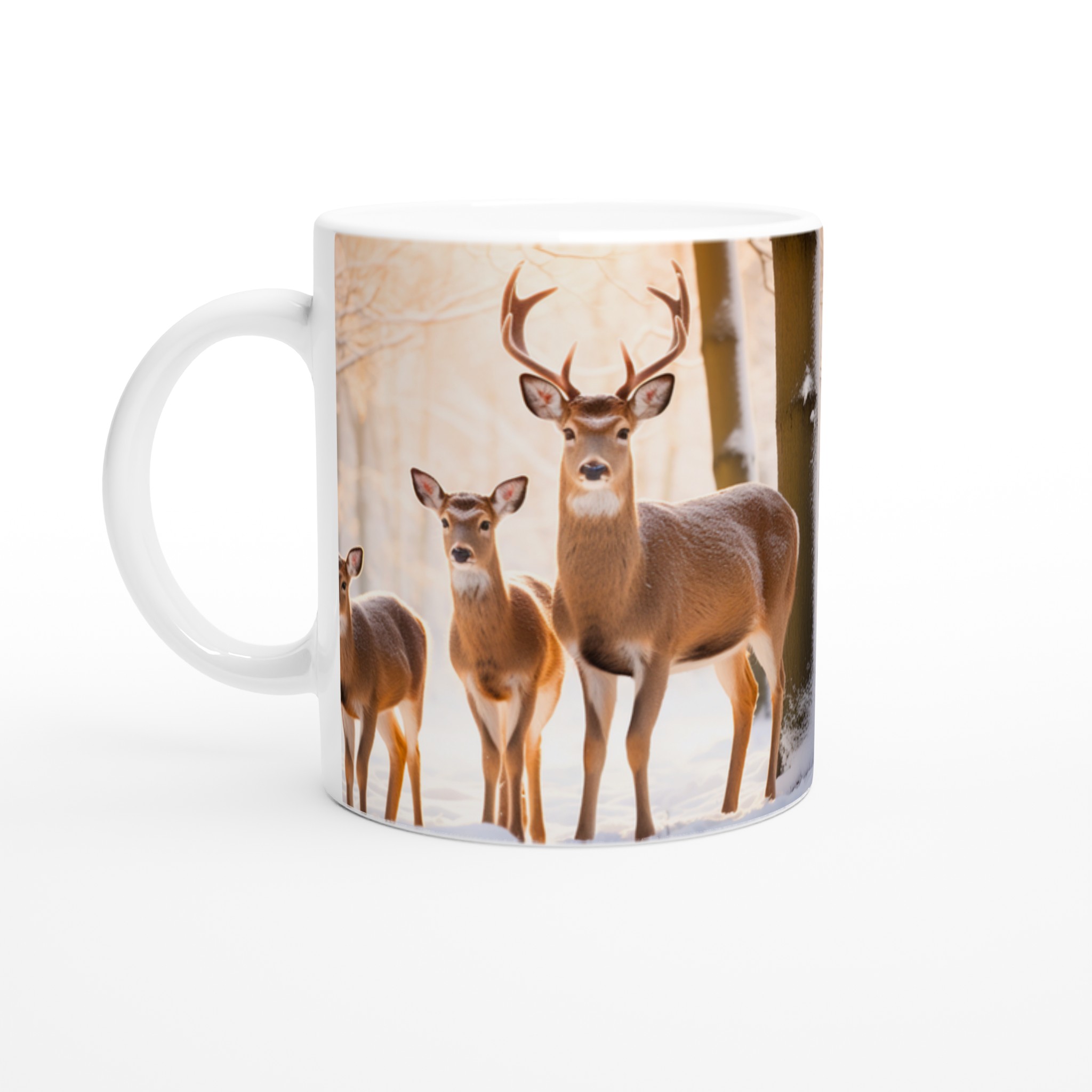 Vinterhjortfamiljen 11oz Keramisk Mugg – Fånga Vintermagin i Din Favoritfärg! 1 aff3c285-4d78-484b-8657-4191e2c1bab6