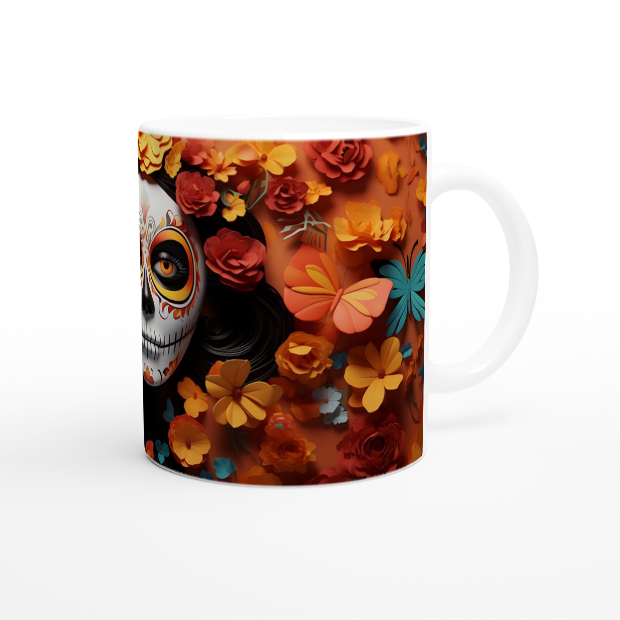 Dia de los Muertos Sugar Skull Mugg – Färgstark Keramik för Kaffe & Te i Sju Livfulla Nyanser 9 b0199434-ae1b-4120-a310-6a68be8f8cea