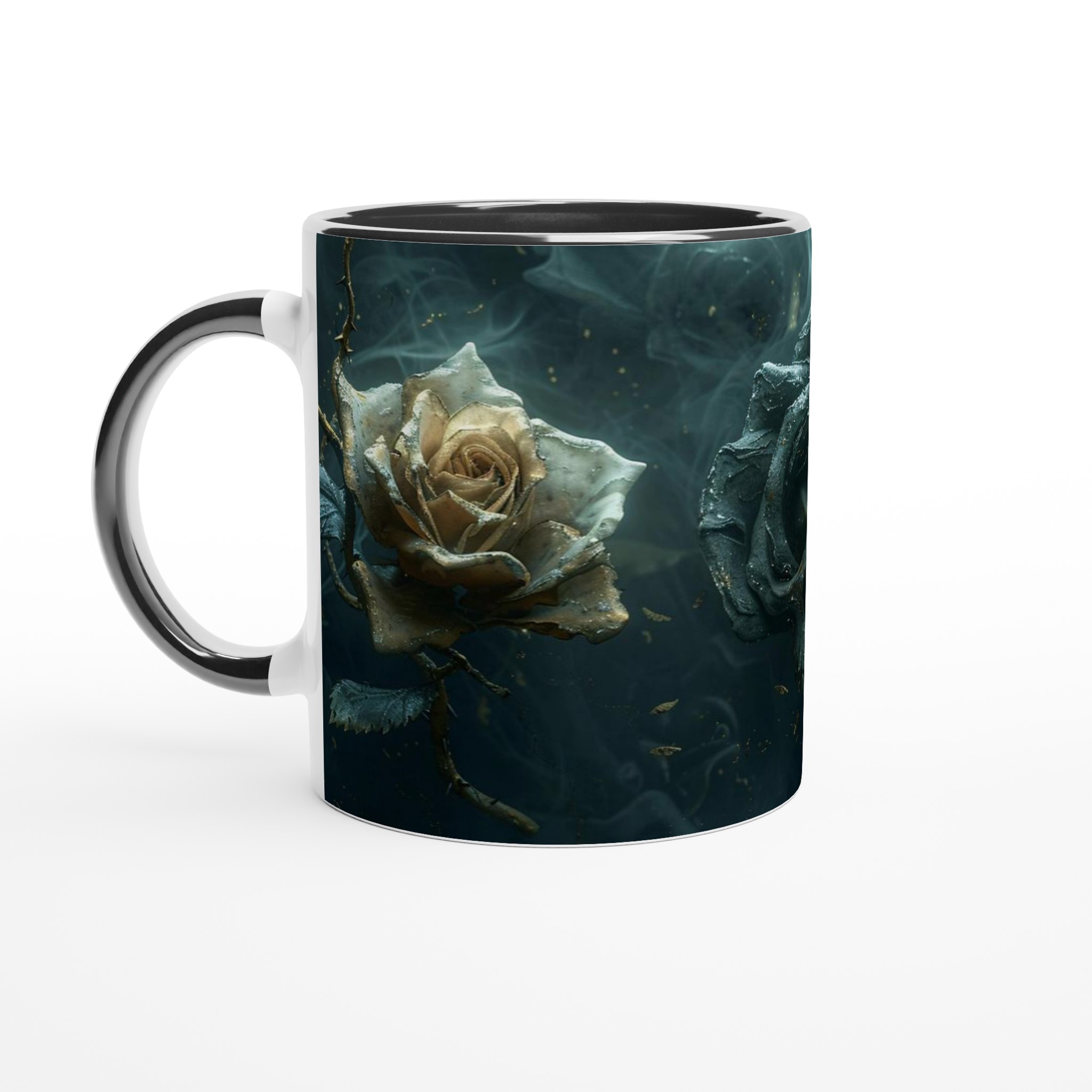 Mörk Romantik Keramikmugg - Gotisk Ros & Skalle Design i 11oz 7 b01dc92b-0a72-4a02-a999-8501b269bcb0