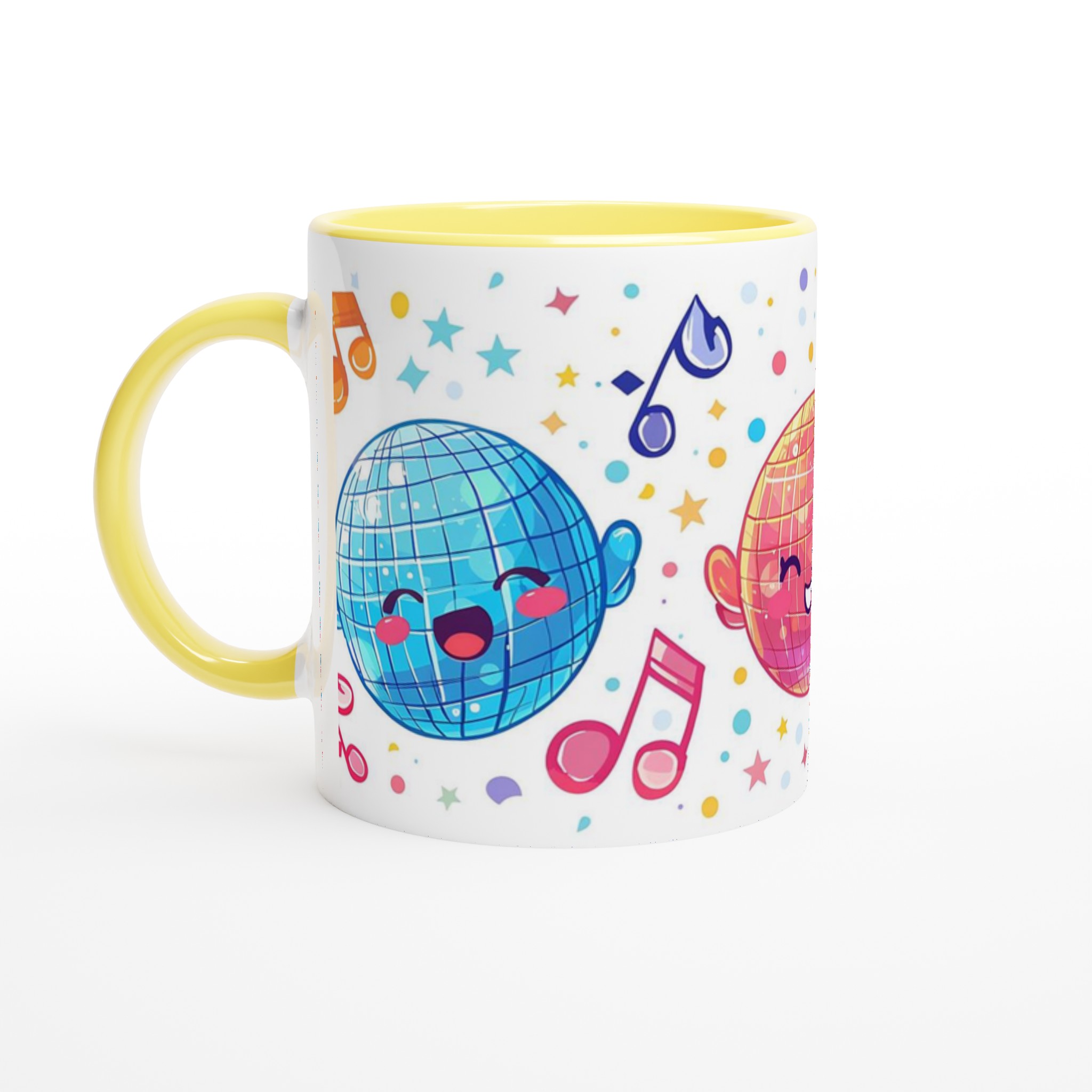 Disco Party Keramikmugg - Charmig & Färgglad 11oz Kaffekopp för Dansälskaren 5 b0231681-74bd-4726-9c9c-688ed87b8f11