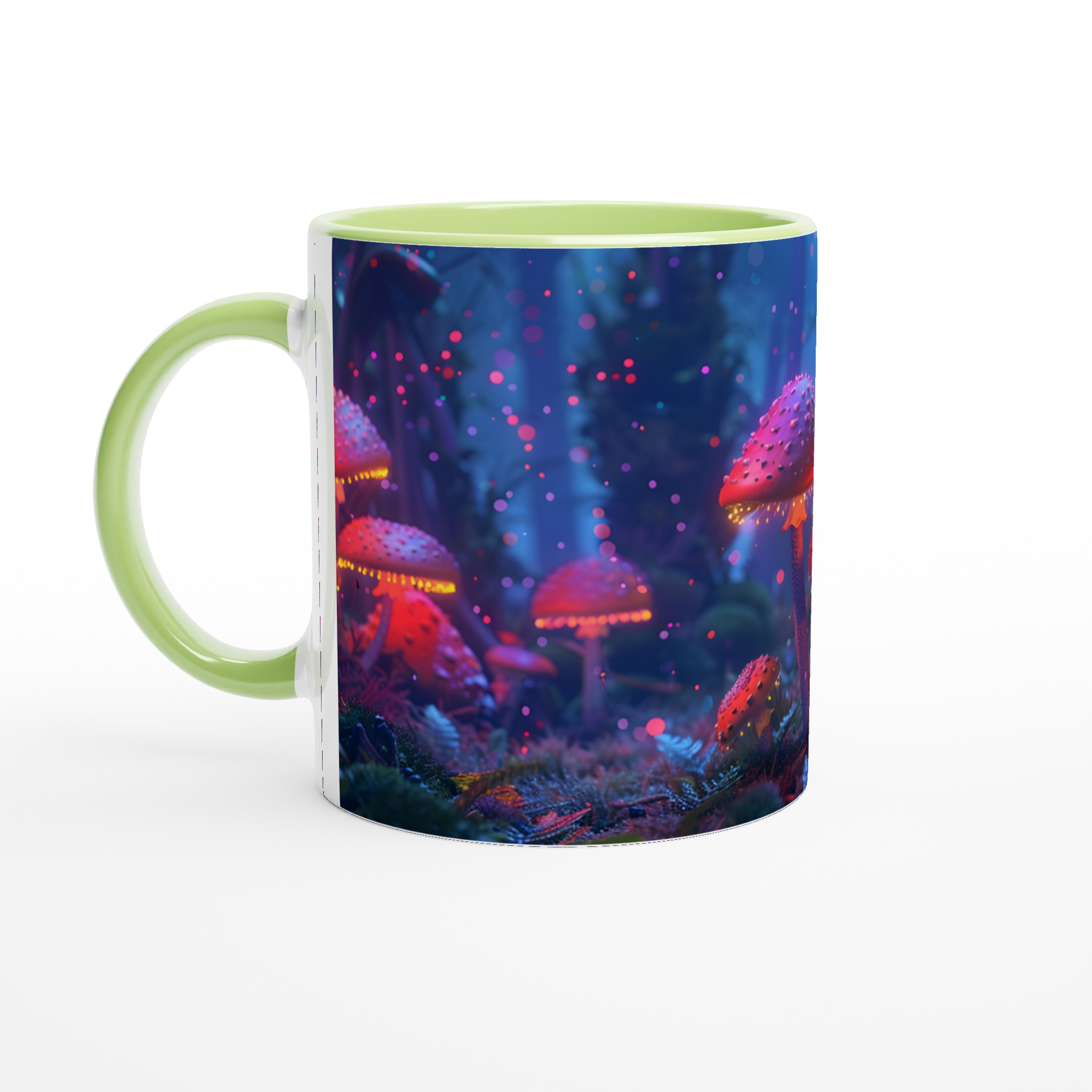 Fairy Forest Magiska Mugg: Kaffe med Färgsprakande Svampdesign – Välj Din Favoritfärg! 3 b02ac3a4-8457-4691-9e53-ee17e91cd49d