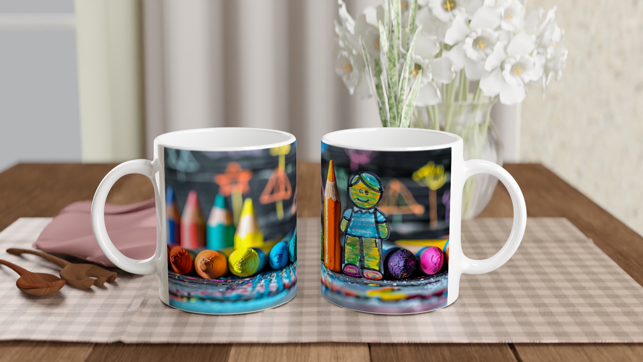 Färgglad 11oz Keramikmugg – Din Kreativa Start på Dagen 10 b0bb5b76-257d-47a4-bec6-d935204541bf