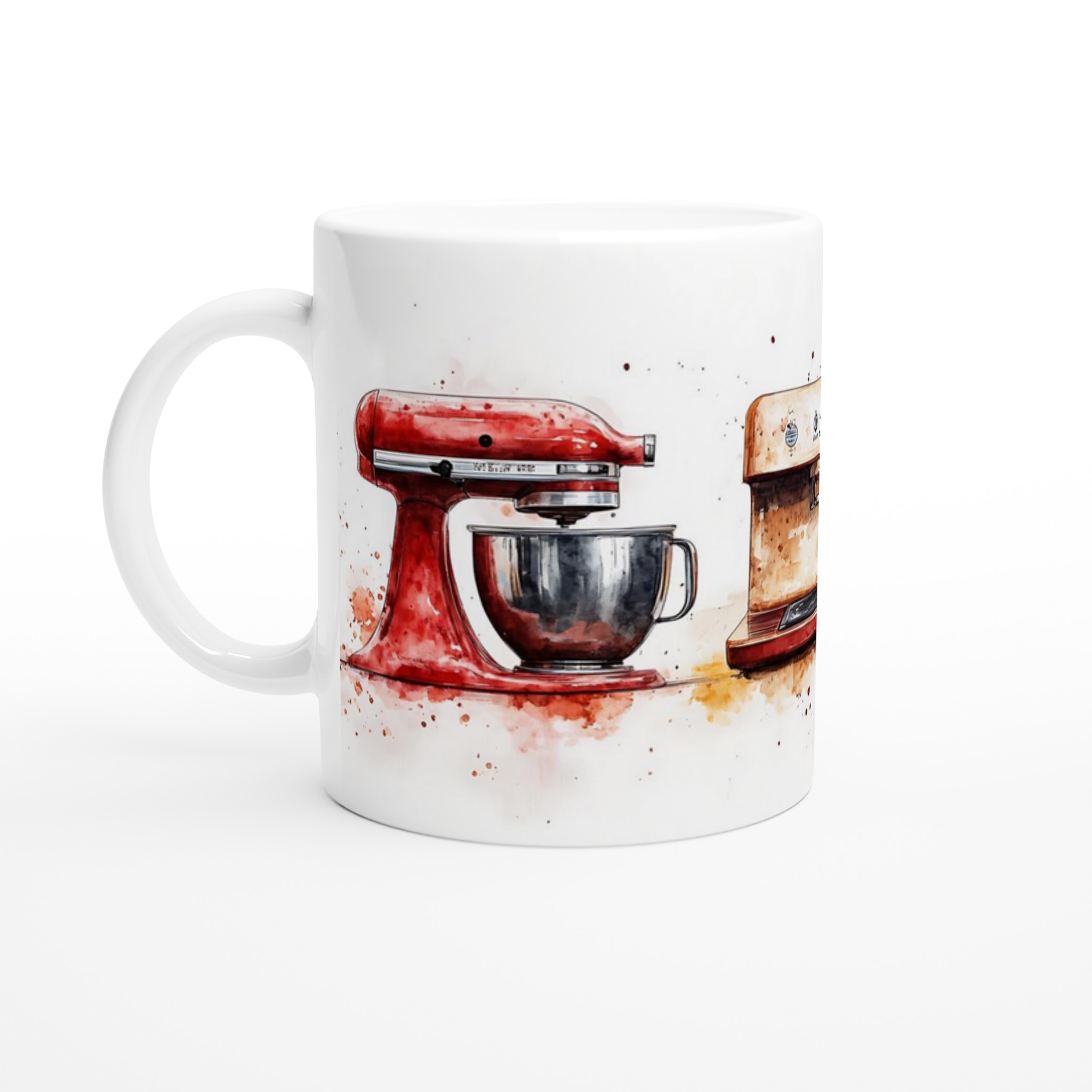 Köksmaskiner i Akvarell – 11oz Keramikmugg i Olika Färger – En Konstnärlig Touch till Din Kaffestund! 1 b130275d-52c8-42a8-8711-a3bb6d0a9afc