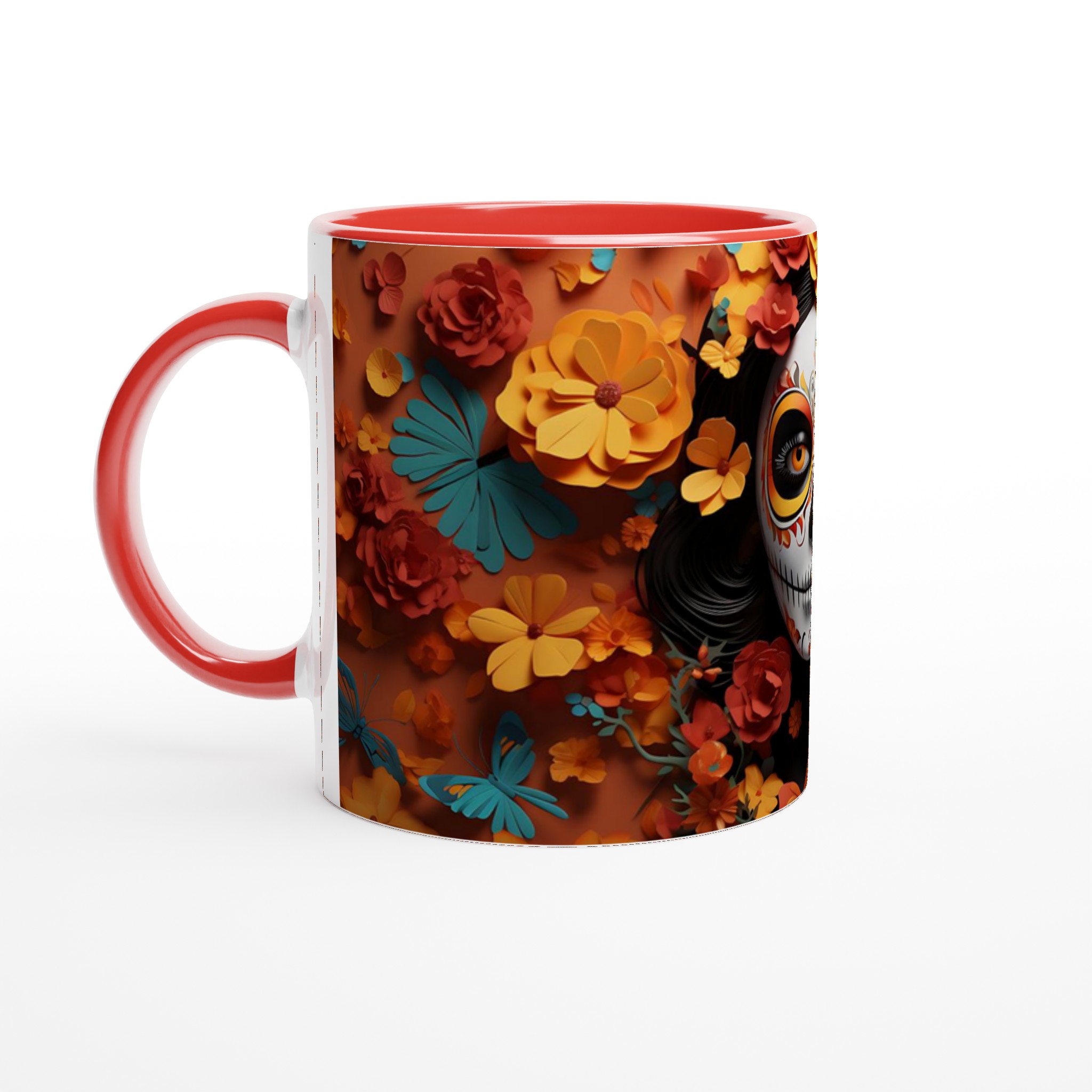 Dia de los Muertos Sugar Skull Mugg – Färgstark Keramik för Kaffe & Te i Sju Livfulla Nyanser 2 b18156ef-66a6-414f-868b-658fc86e88b4