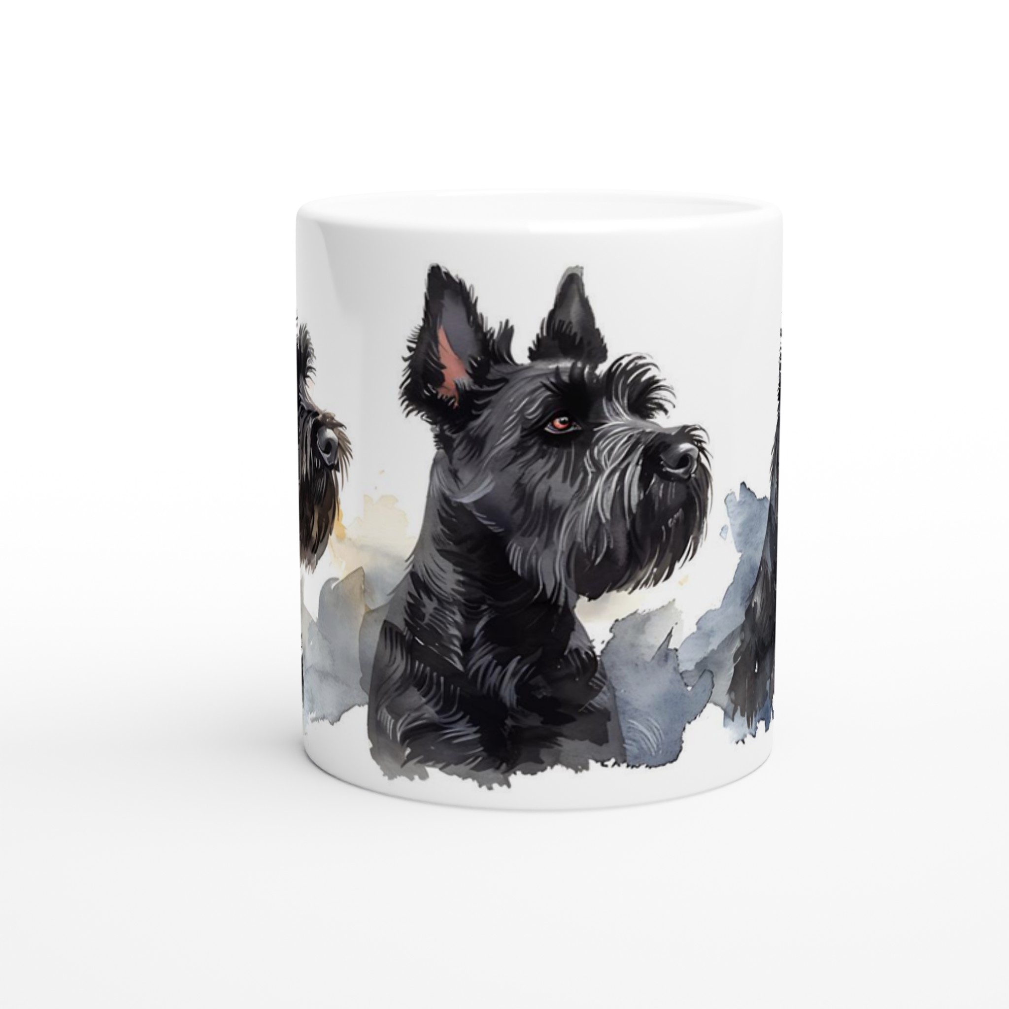 Terrier Triumf: Elegant Svart Akvarellmugg – En Perfekt Present för Hundälskaren i Sju Färgval 8 b19736d3-ae33-4fc7-a59d-c92b7a0aab66