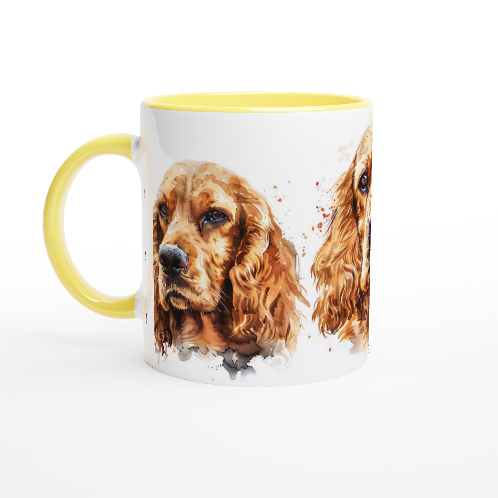 Vacker Cocker Spaniel Akvarellmugg – 11 oz Keramisk Kaffekopp för Hundälskare i Valfri Färg 3 b1a870e0-73d8-4ba2-9020-d68e718a43e8
