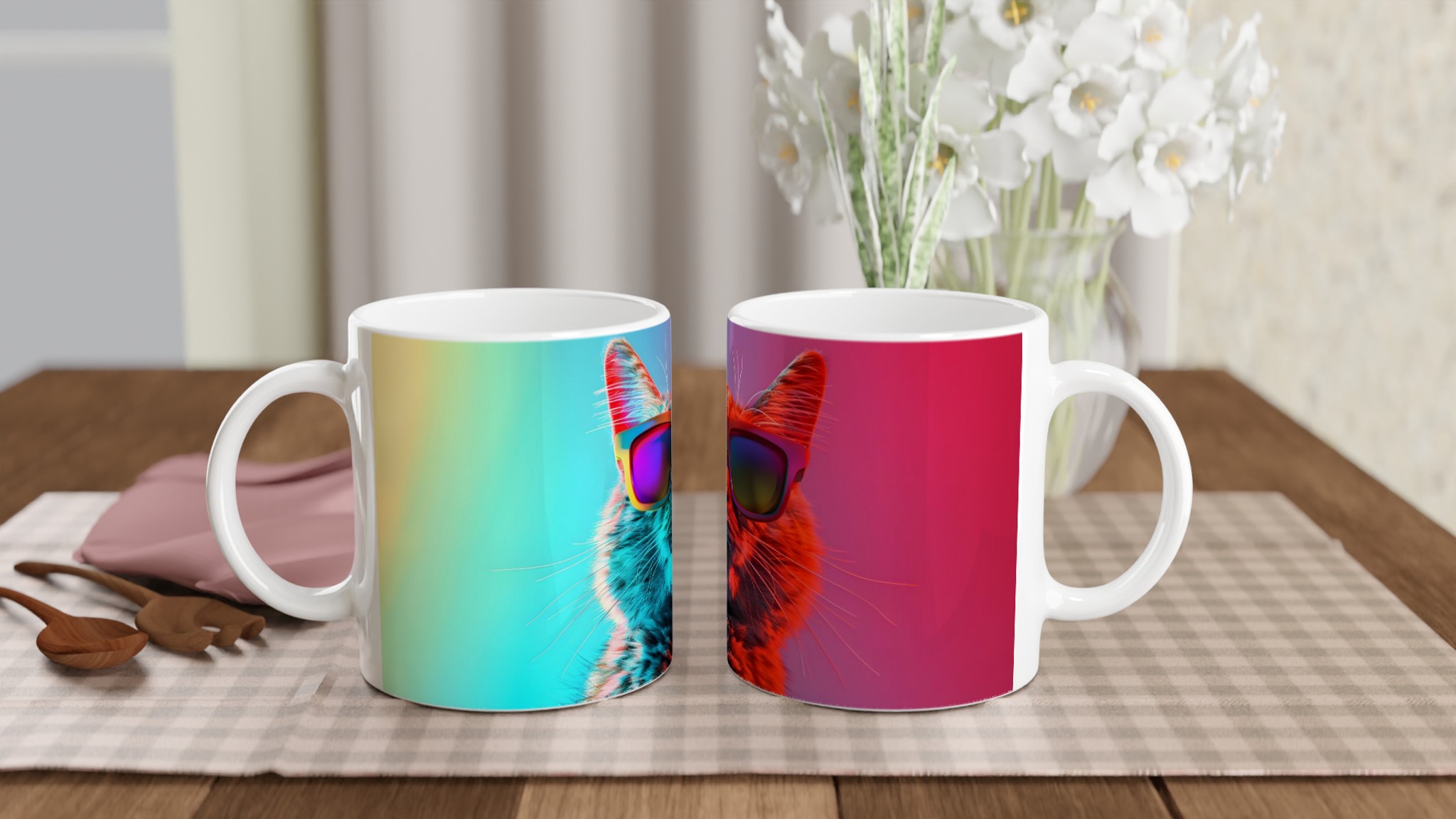 Neon Cool Cat Mugg – Lyxa till fikat med en 11oz keramisk mugg i din favoritfärg! 10 b1c43a79-3db8-4d86-a677-1f5d431e11ac