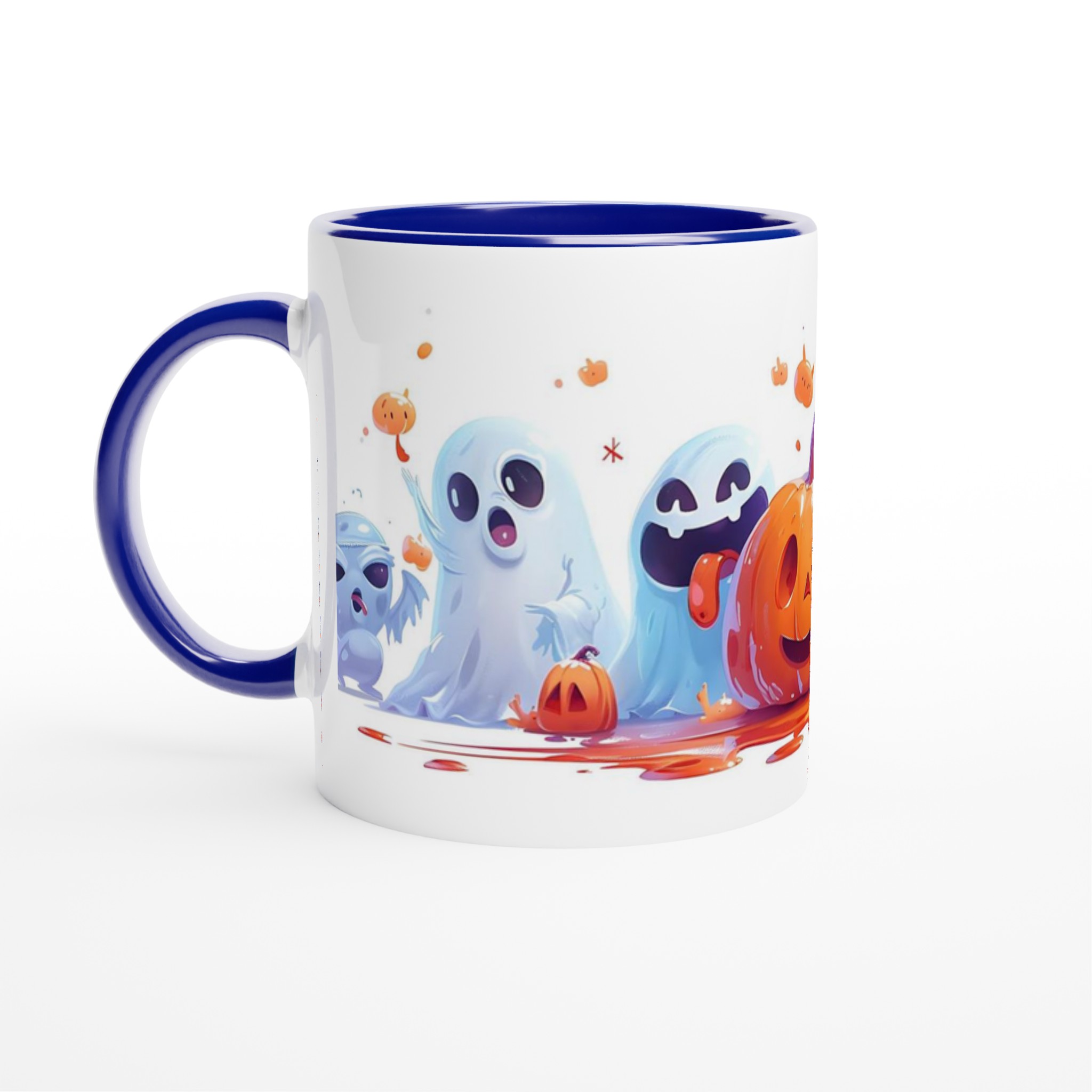 Spooky-Cute Halloween Mugg – Lekfulla Spöken & Pumpor i Din Favoritfärg – 11oz Keramisk Mugg 4 b28285b5-b82e-4558-8804-f17fed2c9d1b