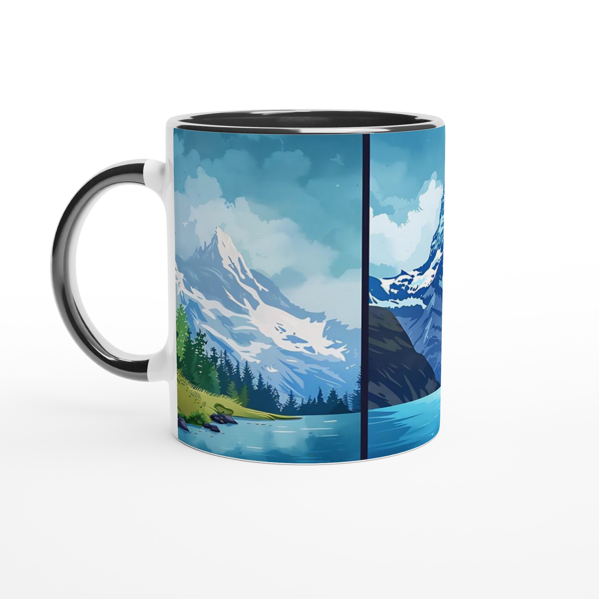 Minimalistisk Bergsvy 11oz Keramikmugg - Skandinavisk Design i Flera Färger 7 b29a9dad-187b-4571-b21a-5acdbc6451ef