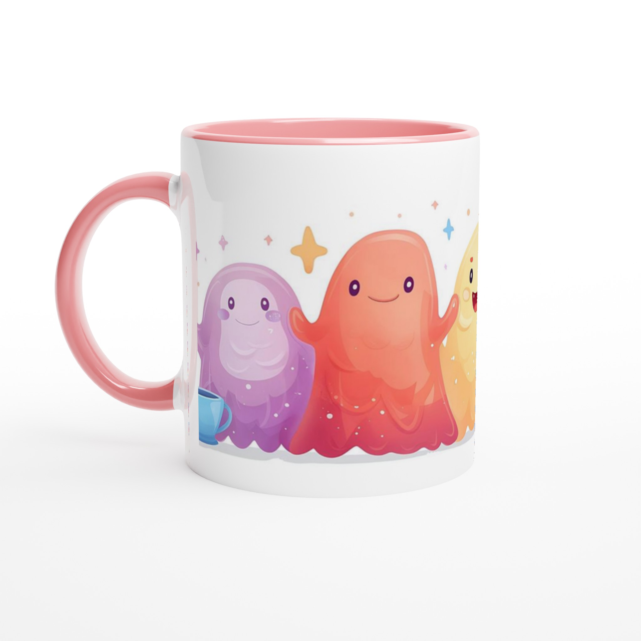 Färgglad 'Kawaii Monsters' Keramisk Mugg – 11oz, Perfekt för Lekfulla Kaffestunder i Valfri Färg! 6 b2cf33aa-c66f-48de-b69b-dcc399f53f41