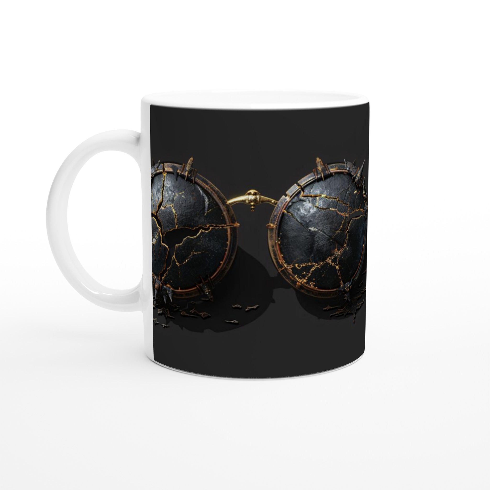 Förlorad Värld: Exklusiv Keramikmugg med Gyllene Sprickor - 11oz Designmugg i ditt val av färg 1 b2fb5f7d-3397-43c4-8ed5-4d345e0dc756
