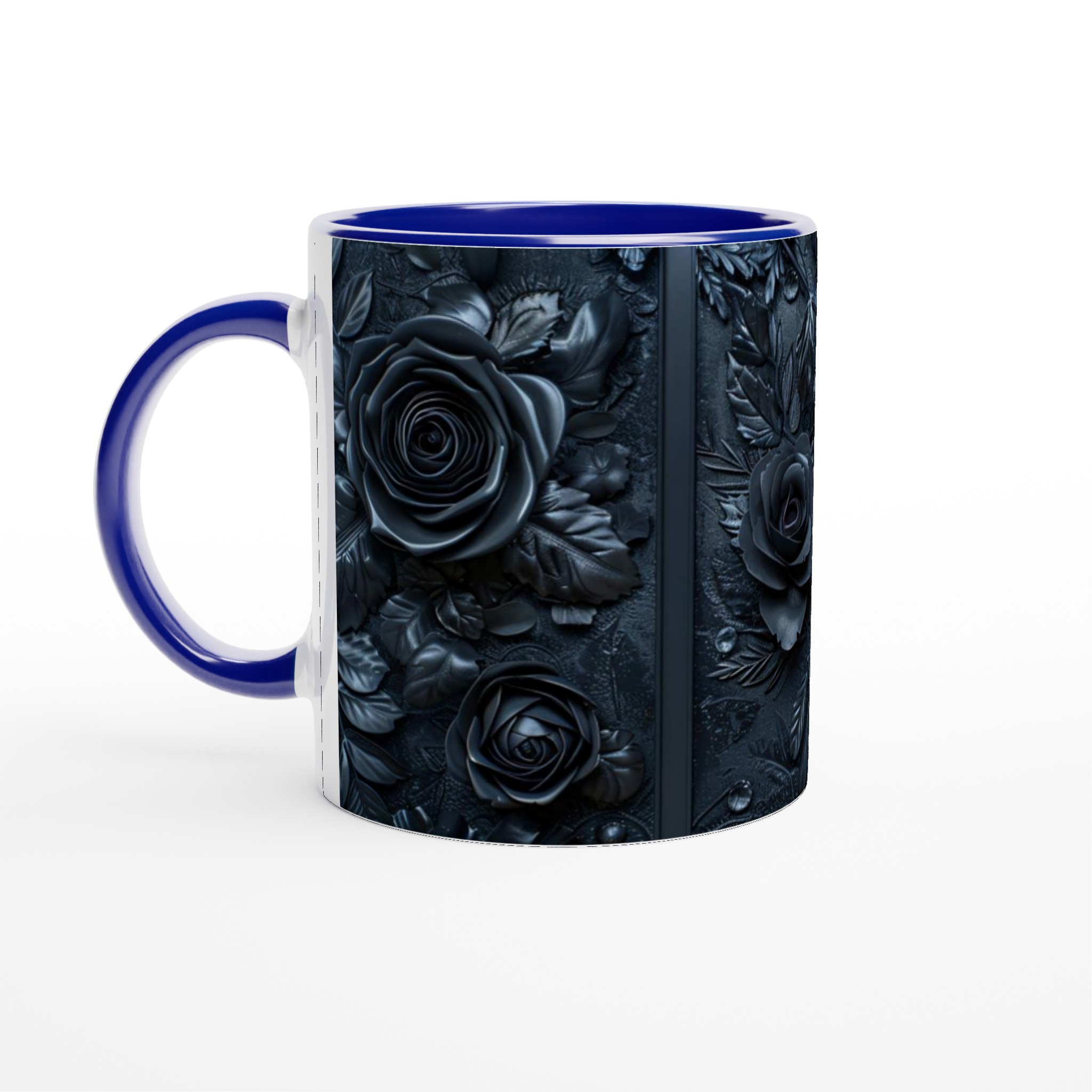 Elegant 11oz Ceramic Mug in Sleek Black with Botanical Flair 4 b373ad0a-9364-4a2f-901e-214ff12f47e6