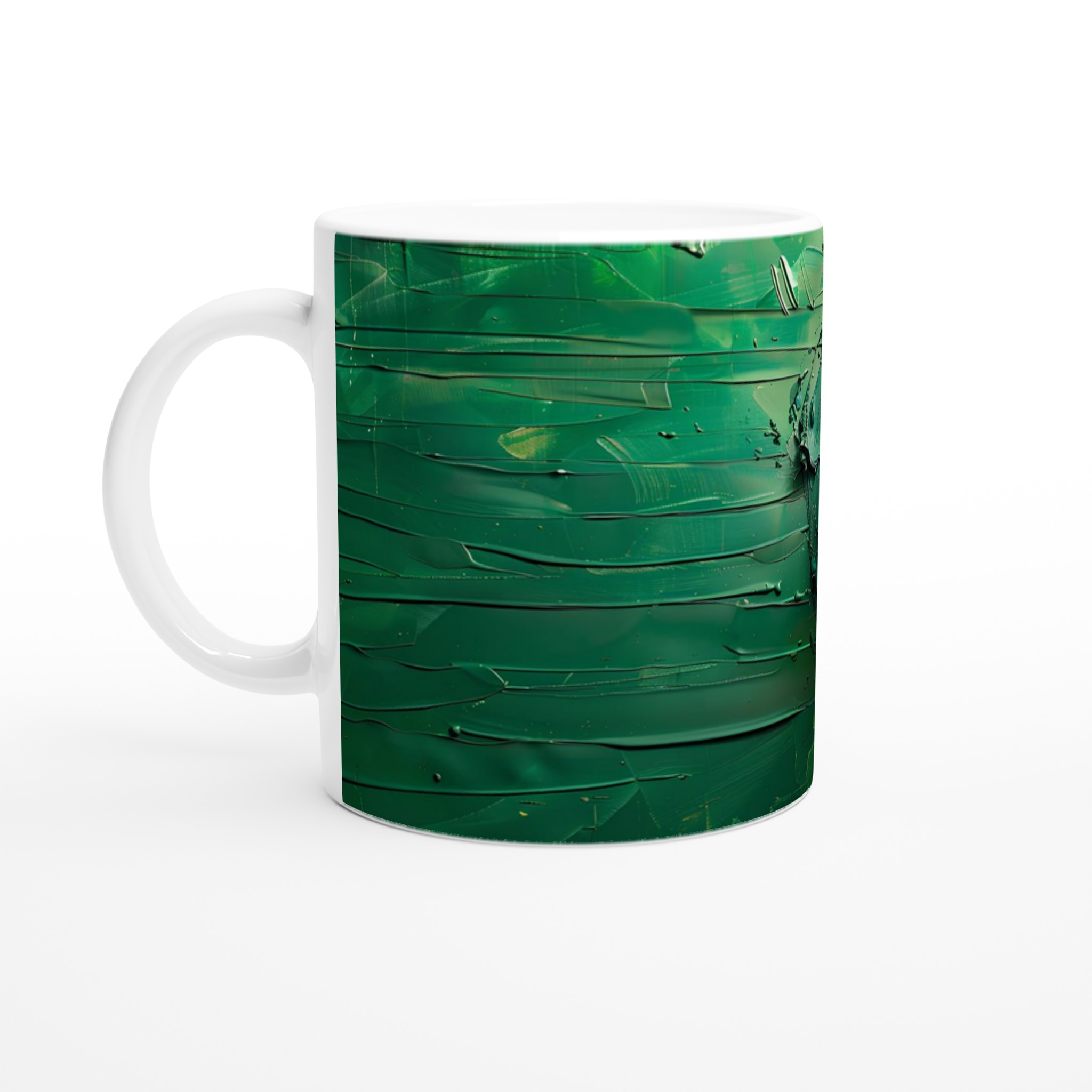 Grön Konstmugg: Volleyball i Akryl – 11 oz Keramisk Kaffemugg i Valfri Färg 1 b3973387-9846-4785-b7ec-45eed5f2c619