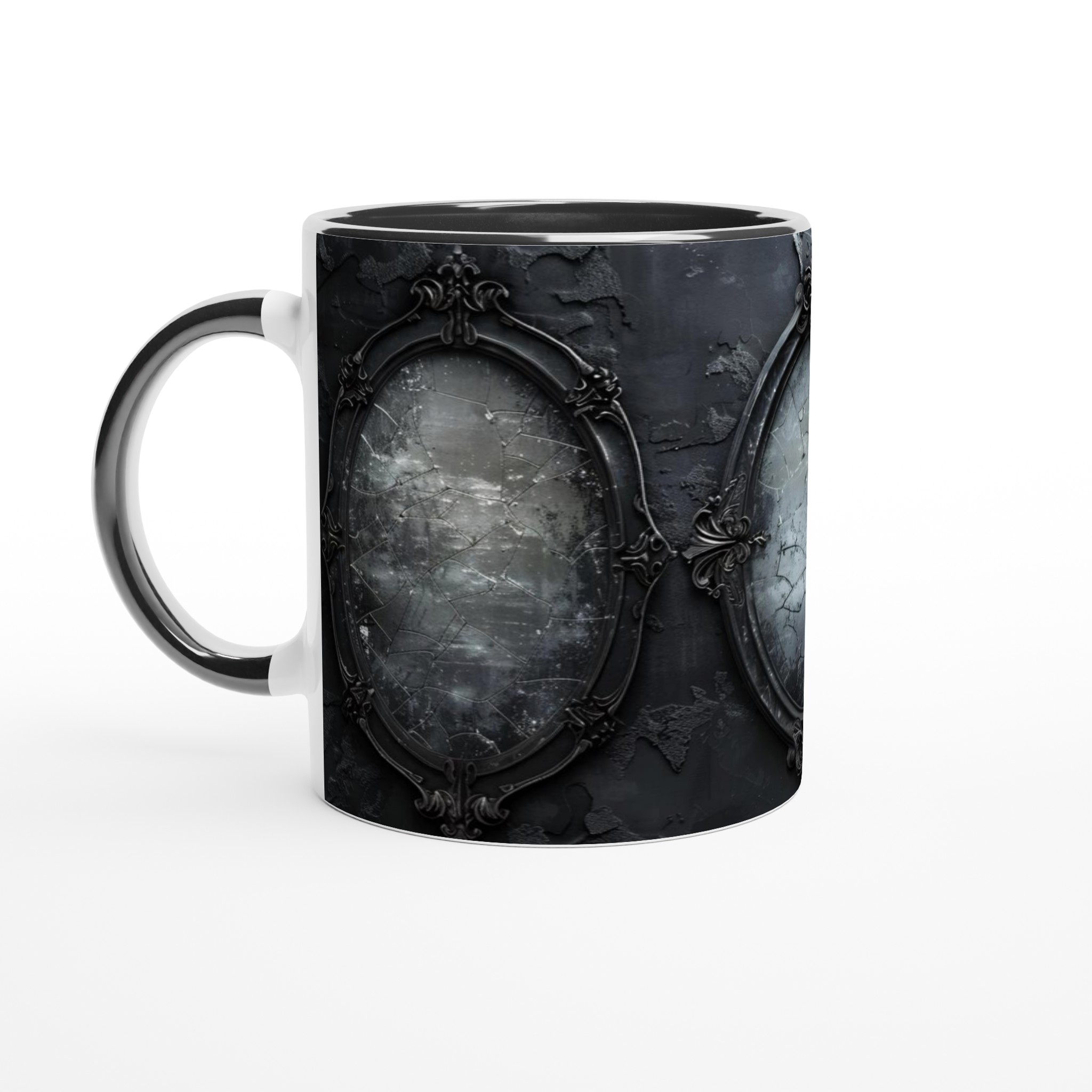 Vit 11oz keramisk mugg med tidlös mörk elegans i sju sofistikerade färger 7 b3ab652d-6bb2-4c58-a1f7-cad42b475ebc