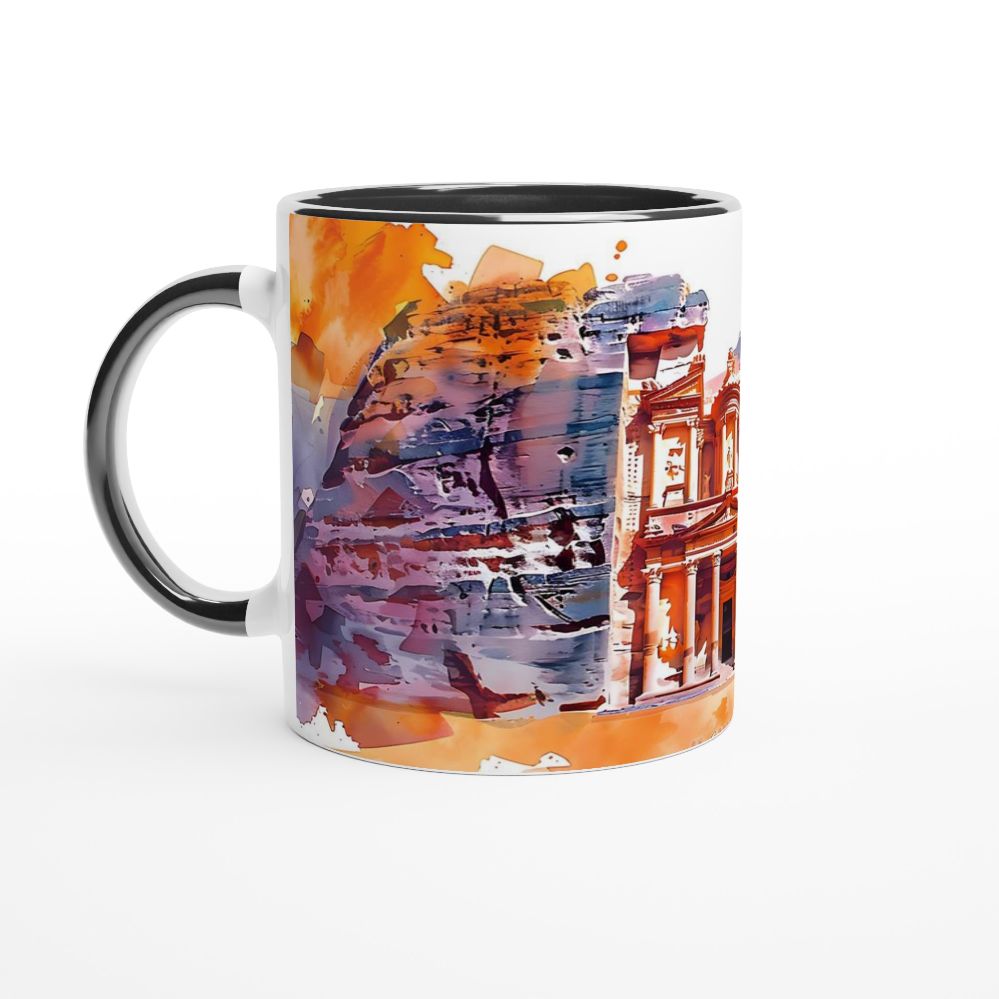 Petra Watercolor Inspiration – 11oz Keramisk Mugg i ditt val av 7 färger 7 b44b143a-c370-40d6-8da9-78c583ddcd90