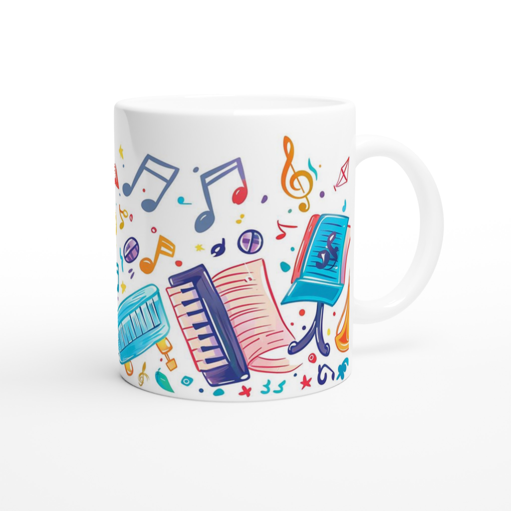 Musikalisk Magi Keramikmugg – Färgglad Design för Kaffeälskare i 7 Levande Nyanser 9 b470f329-a335-4f12-8e51-e12635e93334