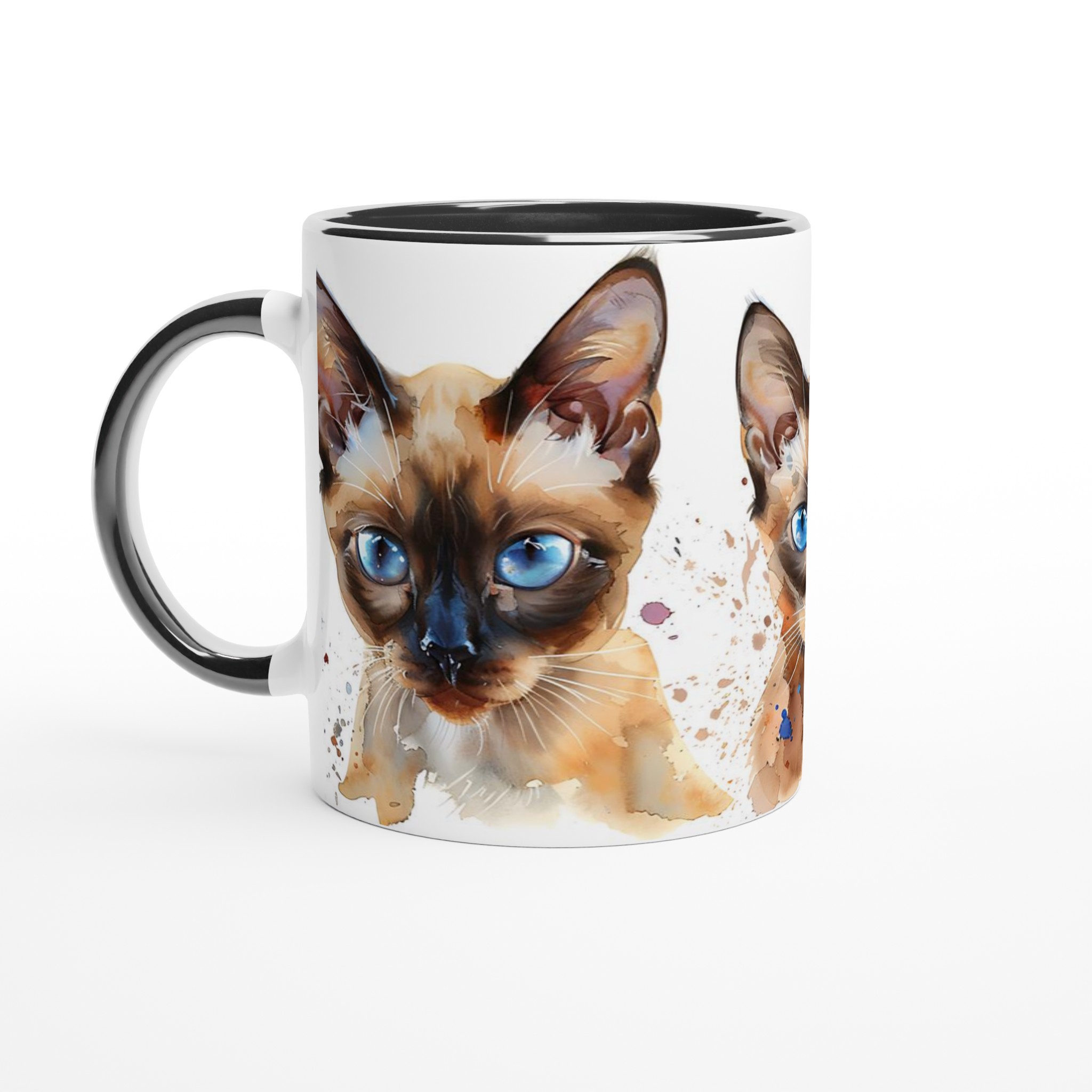 Siamkatt Akvarell Mugg – Blåögd Skönhet i Mjuk Design, Välj din färg! 7 b4ac137d-4c77-4826-ab47-c648ac1db134