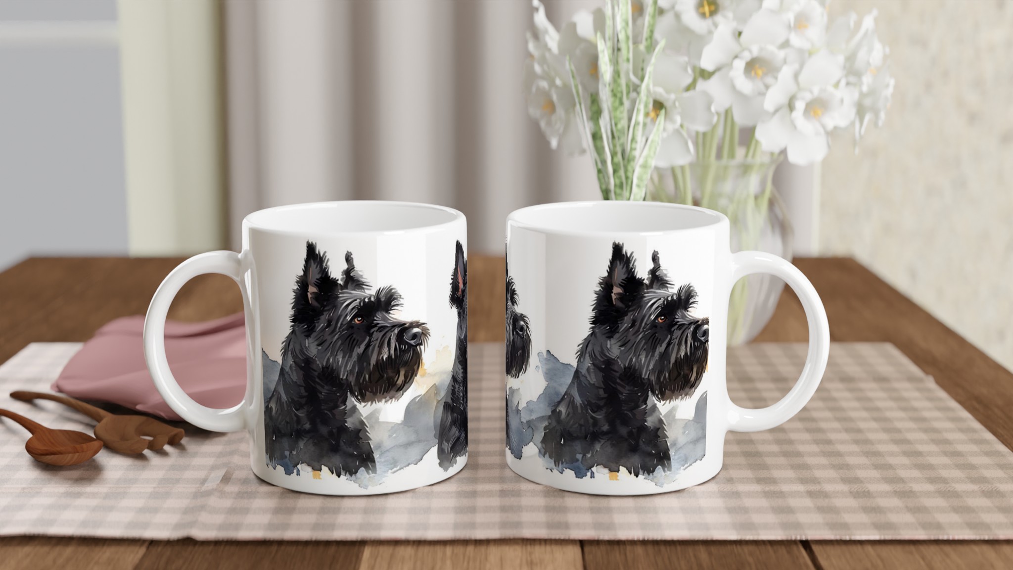 Terrier Triumf: Elegant Svart Akvarellmugg – En Perfekt Present för Hundälskaren i Sju Färgval 10 b4d90dd9-f8a5-438c-af6c-cbfb662d5f42