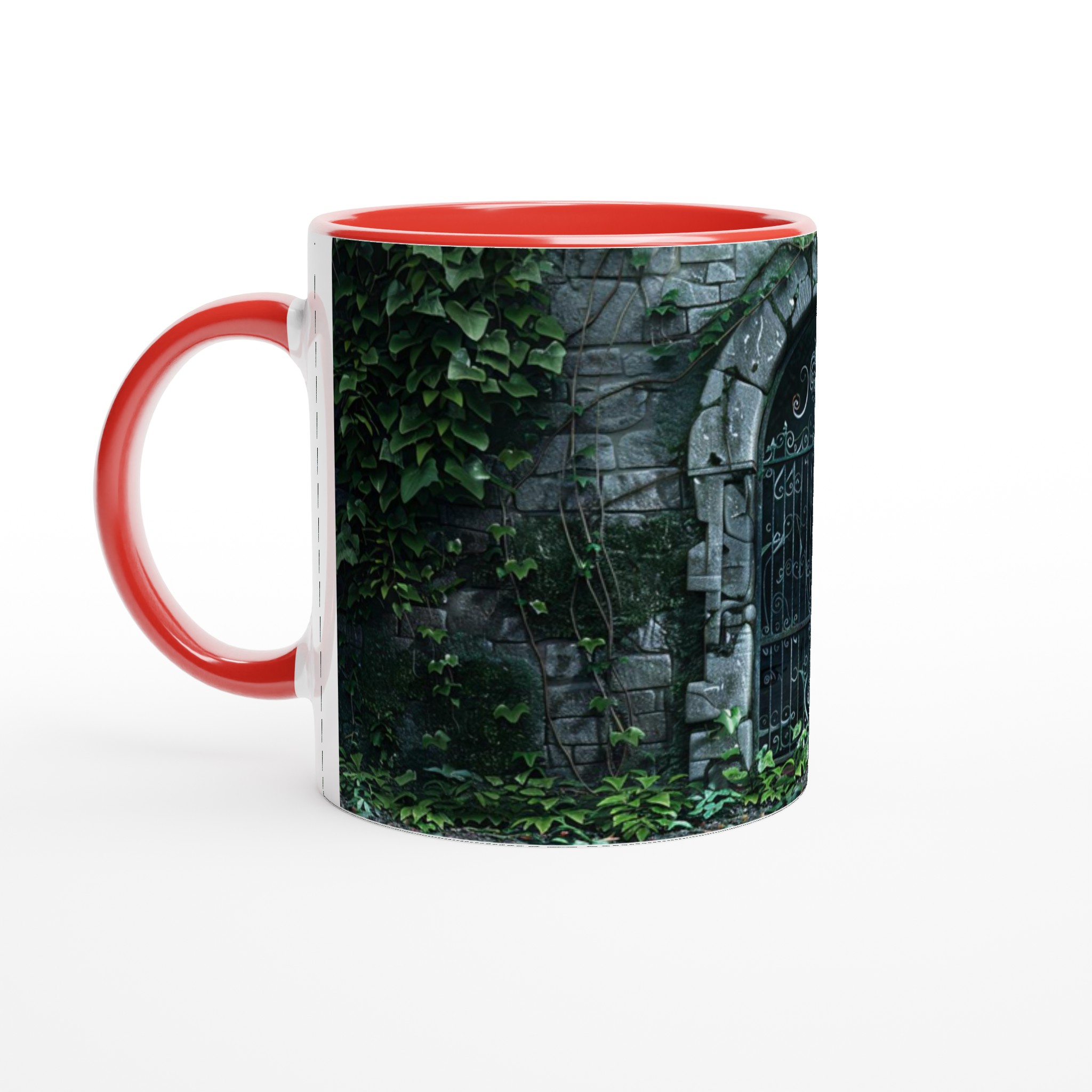 Mystisk Grind Keramikmugg - Skogsgrön Ivy Design, 11oz Favorit i Flera Färger 2 b4e1d026-4b85-41a2-b651-a8ee5dd5e986