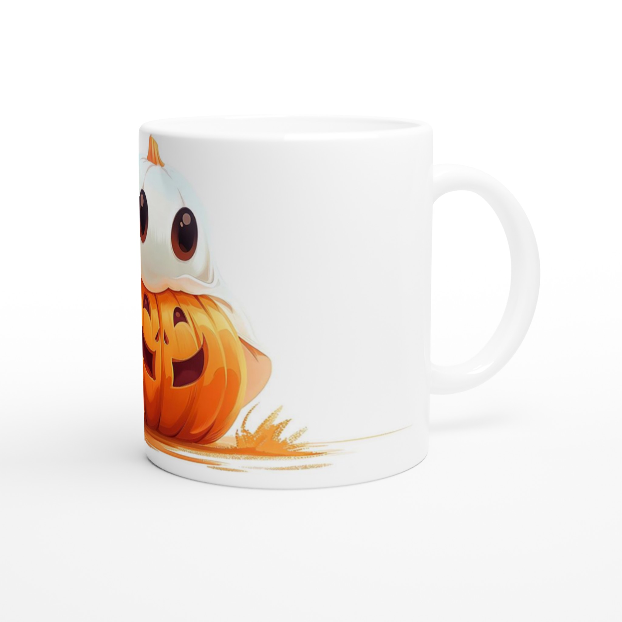 Busig Spökpumpa Mugg - Charmig Halloween Keramikmugg i ditt Val av Färg 9 b4f9b49c-8a54-4e7c-bd9f-a0c819703e45