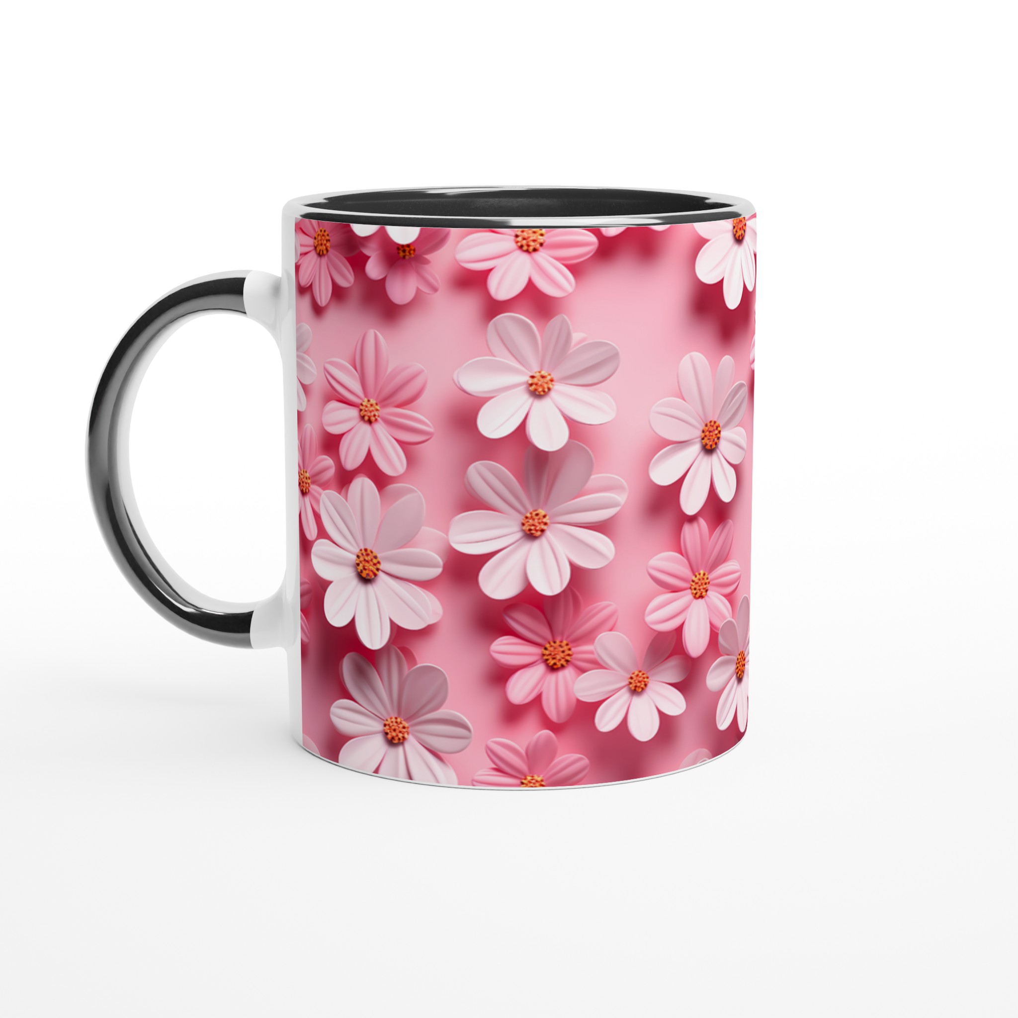 Rosa dröm 11oz keramikmugg – Blommig magi i din hand, välj bland flera färger! 7 b5144727-9248-418e-a137-eb57cc8463c3