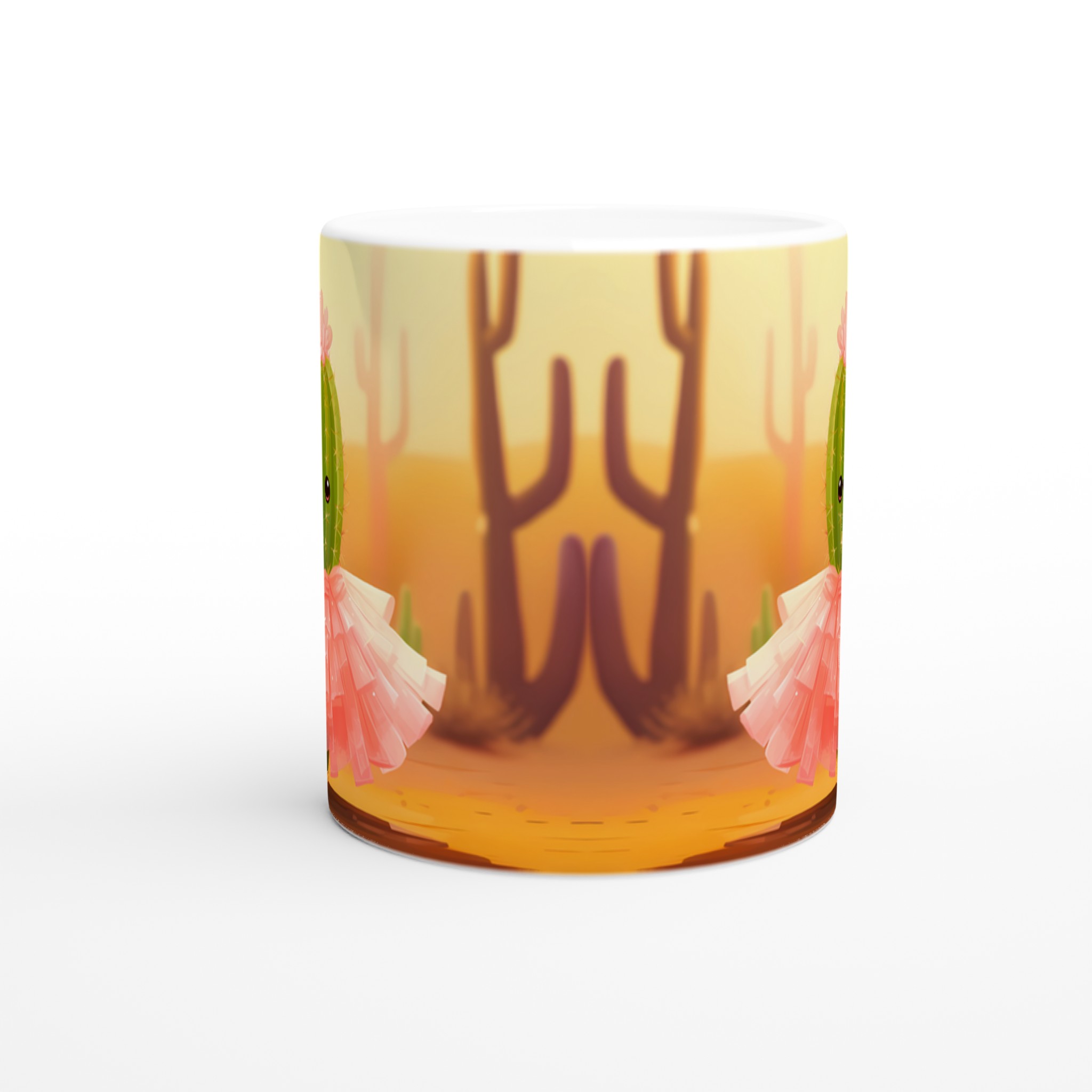 Söt Kaktus Ballerina Kaffemugg – Förtjusande Kawaii Keramikmugg i ditt val av 7 färger 8 b517b14a-440d-46a6-a33c-4a57227c660c