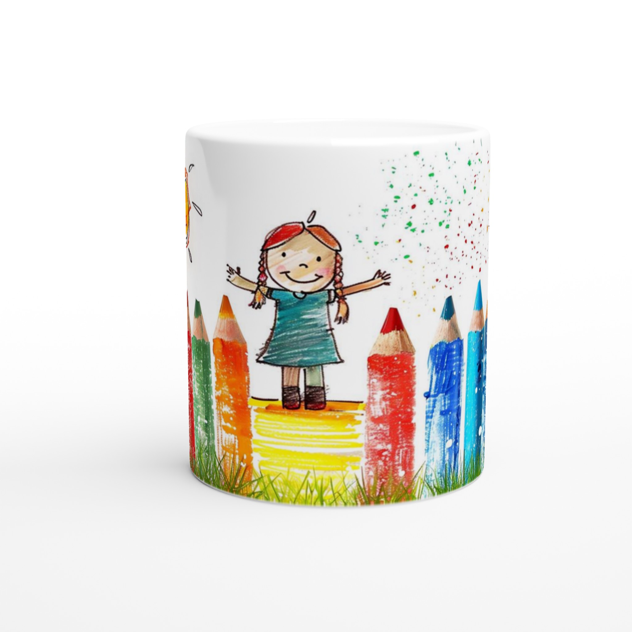 Färgsprakande Kreativ Mugg - 11oz Keramikmugg i glada färger för stora och små artister 8 b5268f60-d325-4a50-9bc4-dc59833b6538