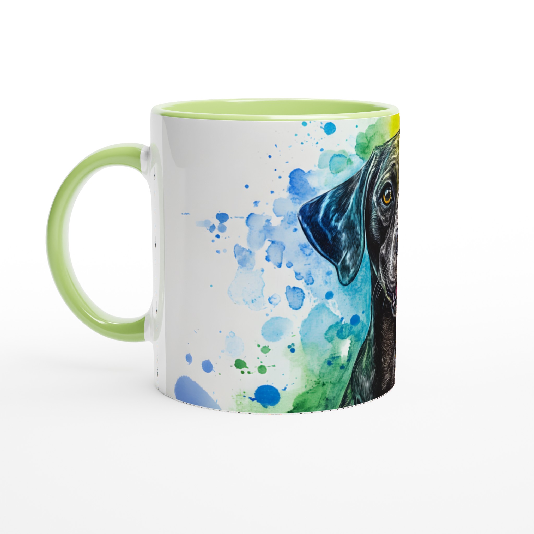Hund Porträtt Akvarell Mugg | Färgstark Kaffekopp – Välj Din Favoritfärg! 7 b5322128-37dc-4138-8b72-4ef61f2ba1e7