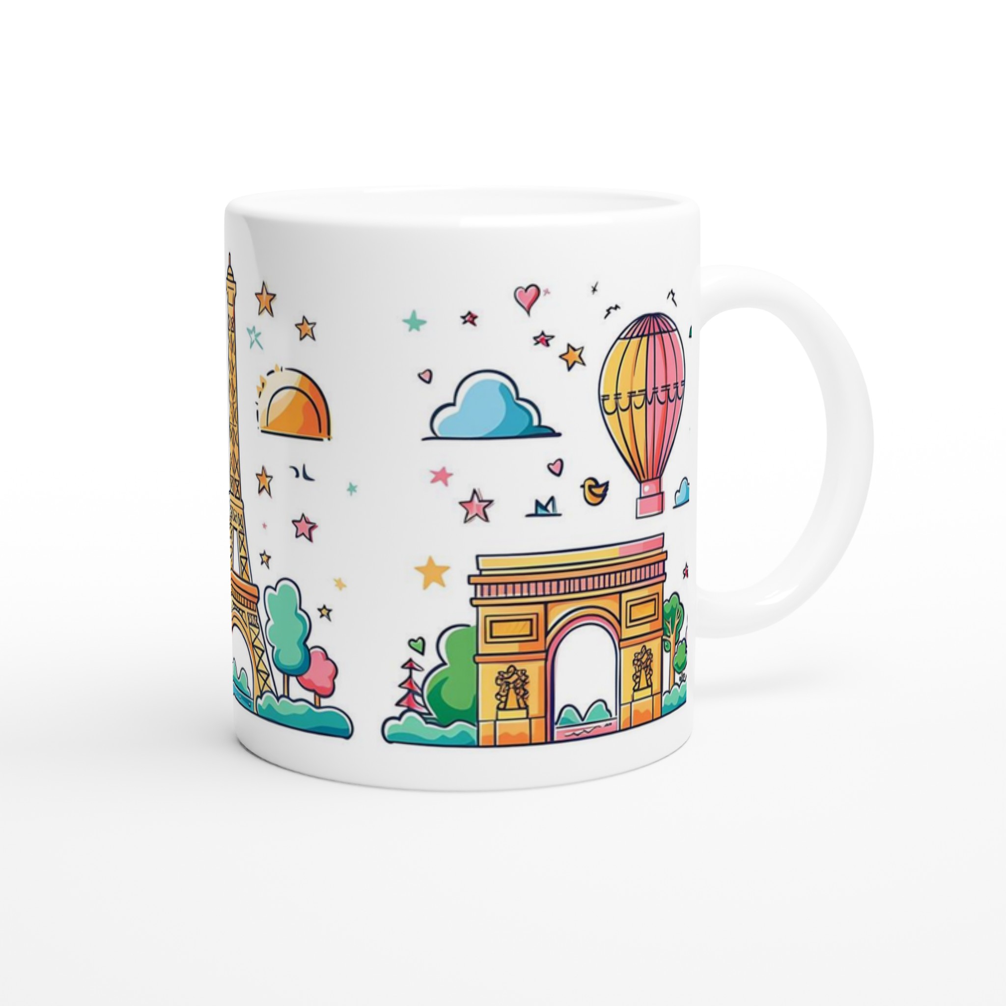 Paris Vibe Keramisk Mugg – Drömmiga Liggande Landskap i Pastell 9 b5569f60-4158-4fc3-b680-a85fa3976b54