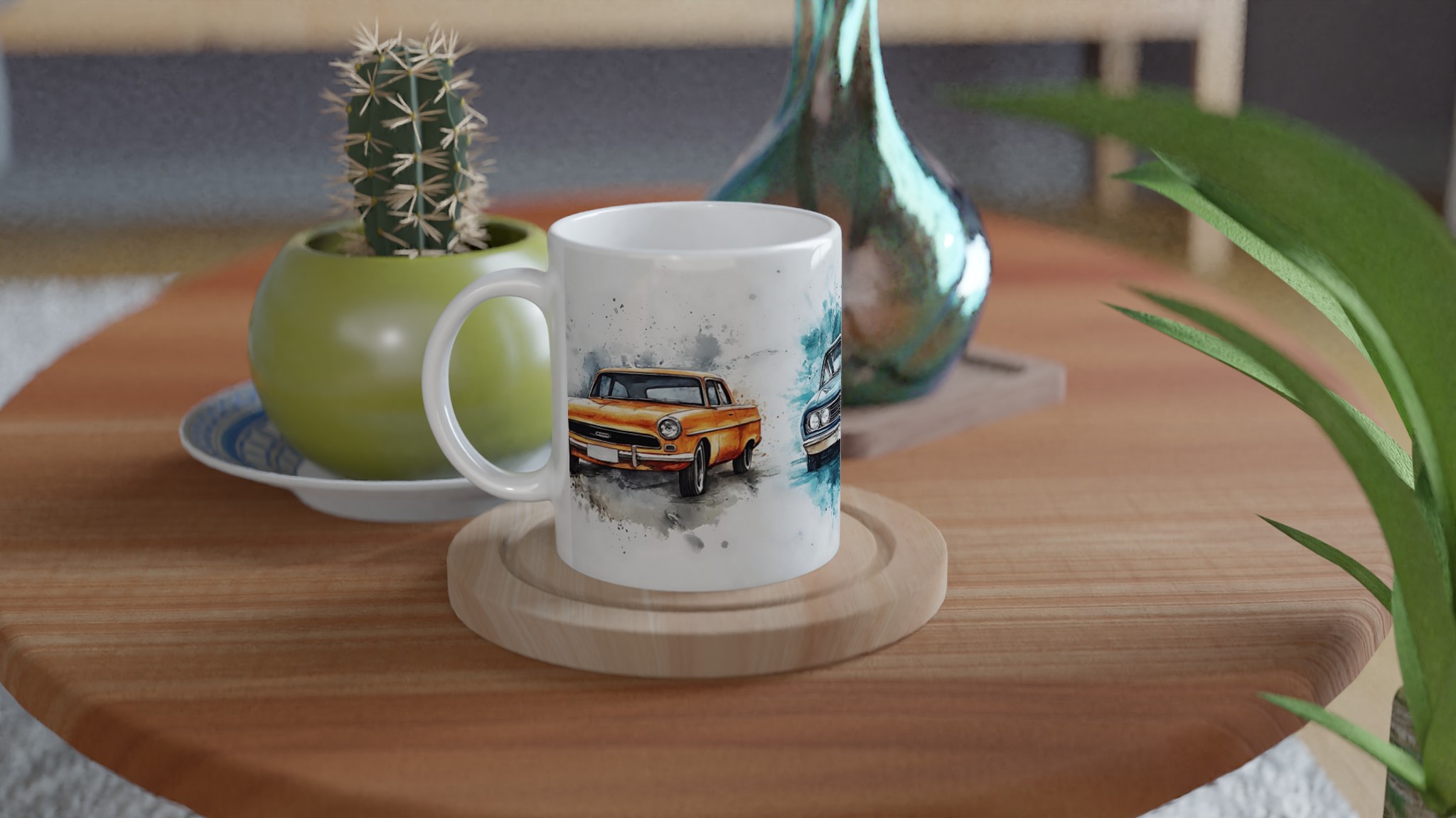 Klassiska Bilar Akvarell Mugg – Välj din favoritfärg! 9 b5bfb317-cc02-489d-933e-60c638c40c57