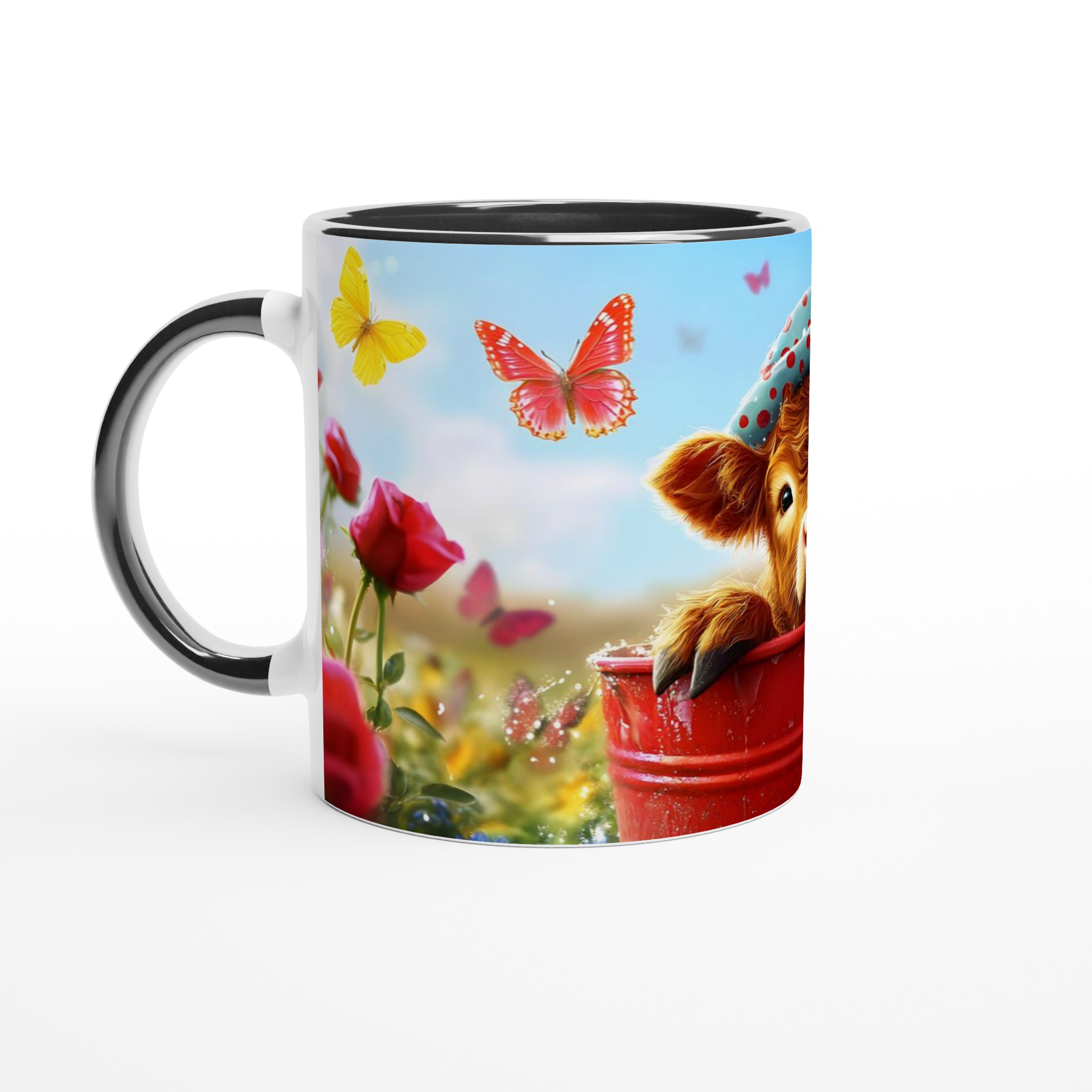 Söt Kalv i Hink - 11oz Keramikmugg | Lekfull Design & Färgstarka Tryck i Flera Kulörer 7 b5c5e069-4ea8-4c28-b98d-4524b553f22e