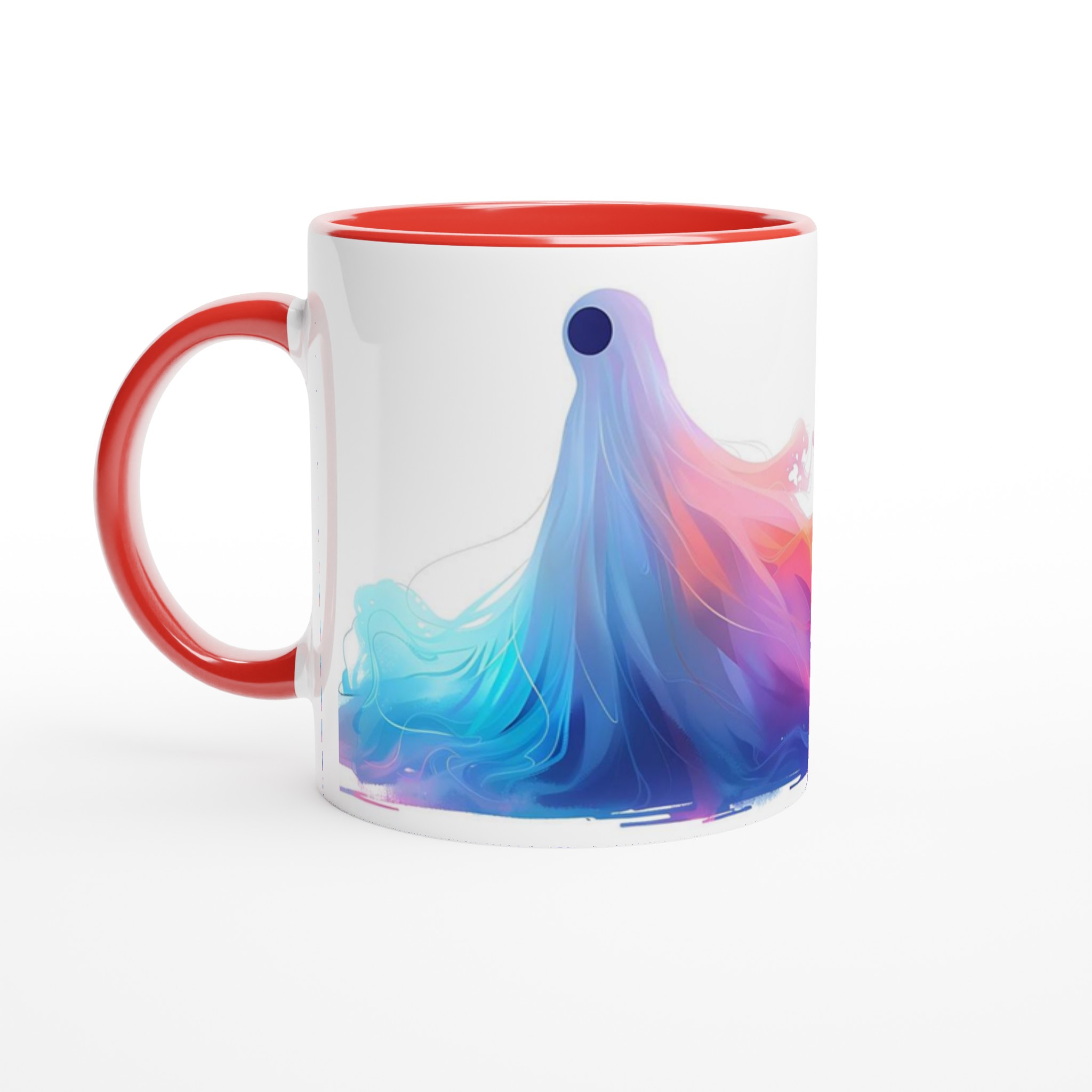 Abstrakt Färginfusion Mugg – 11oz Keramisk Mugg i Välja Färg 2 b601145d-ee1b-491e-a916-90ea38404506