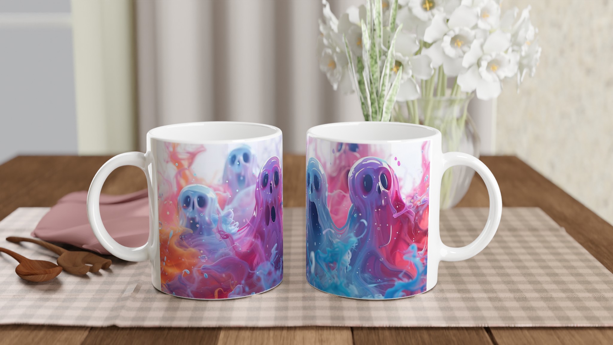Mångfärgad Spökmugg i Keramik – 11oz Rolig Design i Flera Färgval 10 b662cb23-bafe-490f-9d89-428f7a0032b6