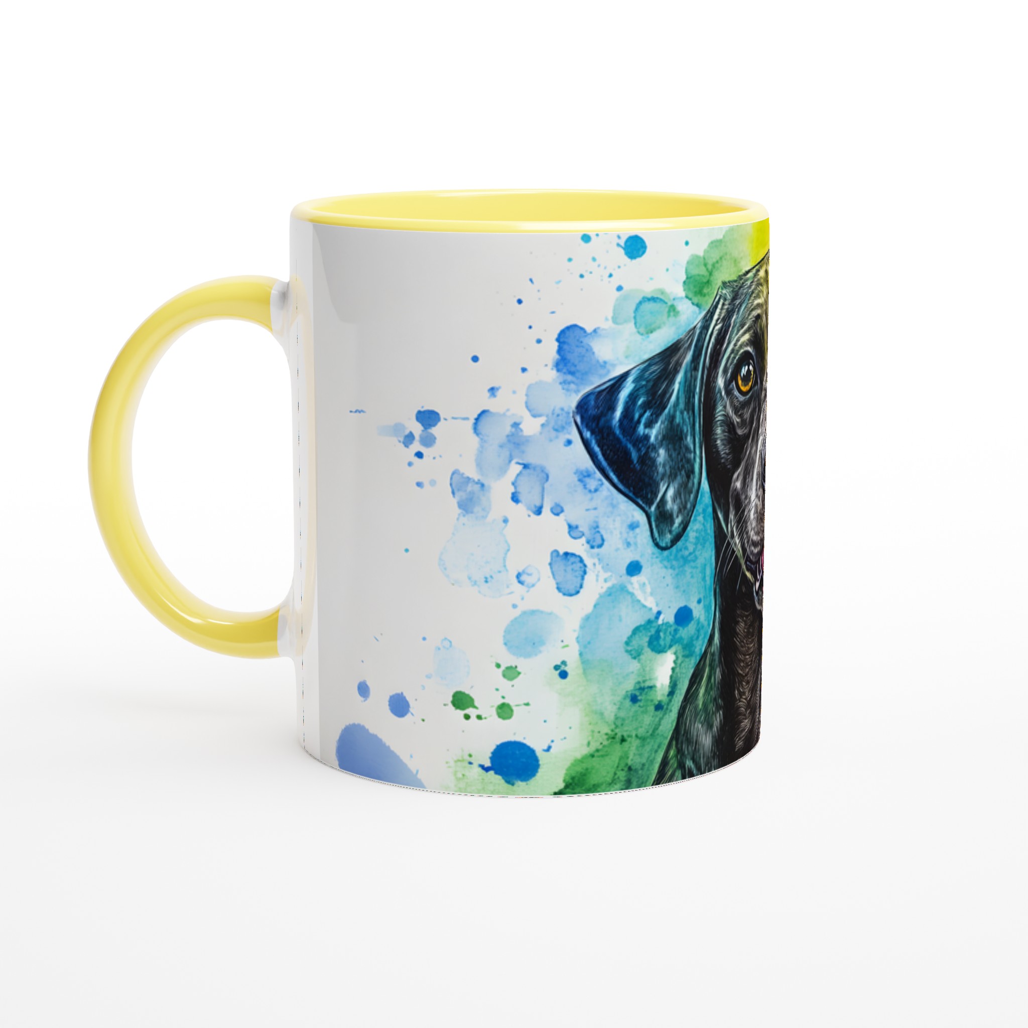Hund Porträtt Akvarell Mugg | Färgstark Kaffekopp – Välj Din Favoritfärg! 3 b685877a-61fd-437c-abad-15459e0ac487