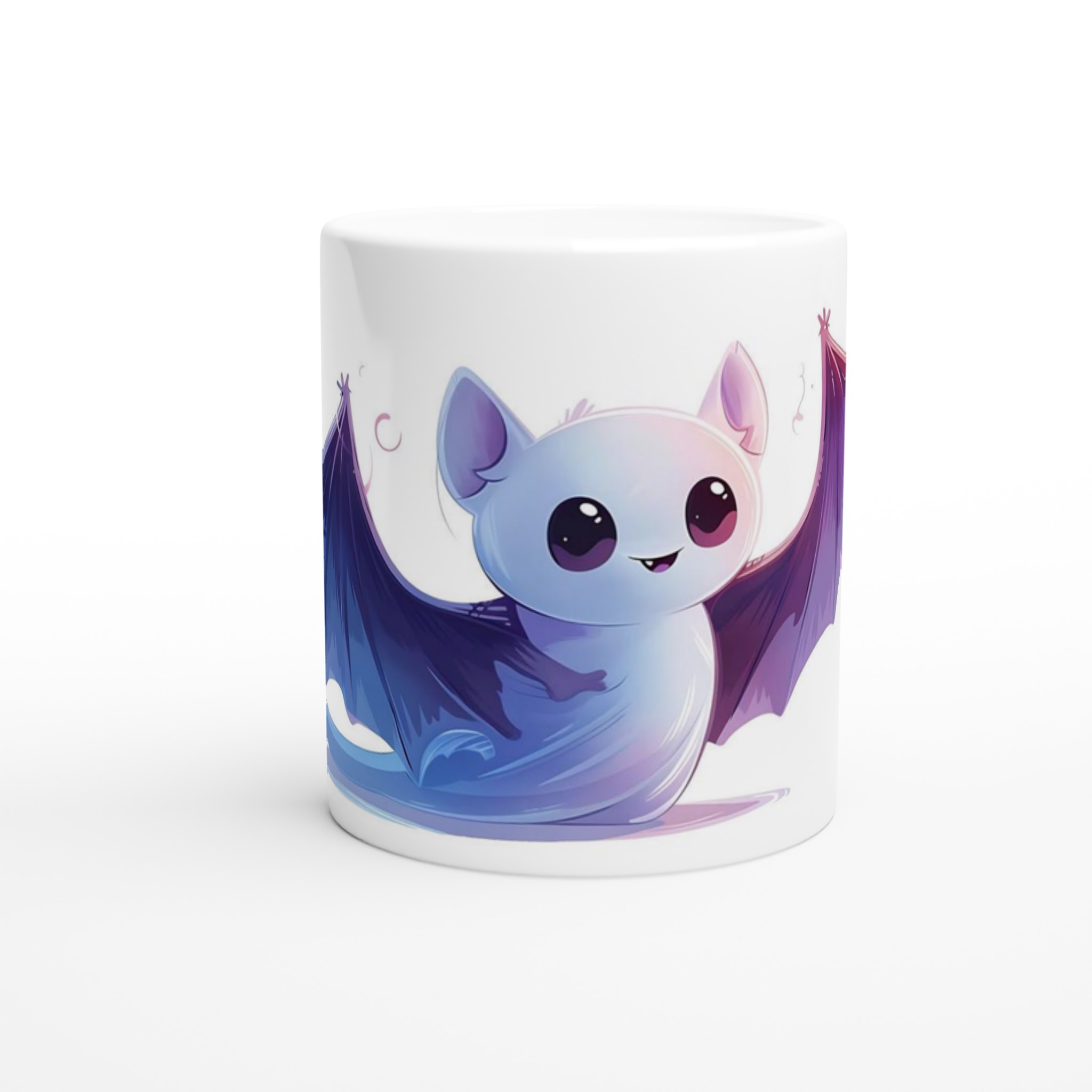 Söt Fladdermus Design Mugg – Livfull Lila & Blå Keramikmugg för Vardagsglädje 8 b70442cb-e61b-4ba5-853e-ccc751ece5fd