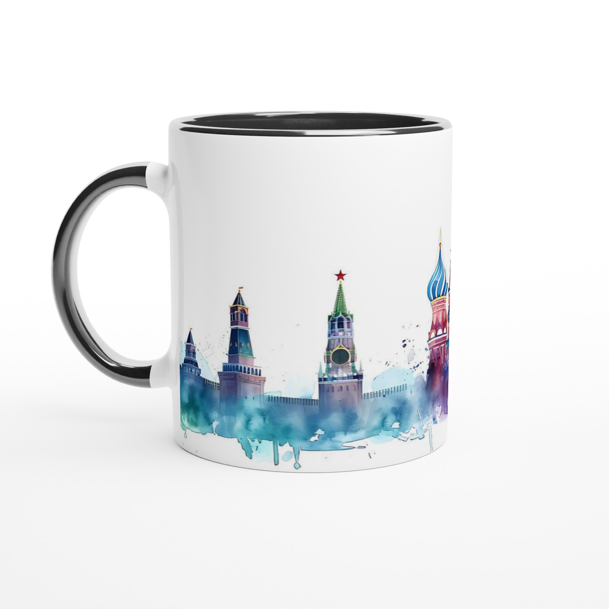 Färgsprakande Rysk Arkitektur Mugg – Vit 11oz Keramisk Mugg med Ikonisk Design 7 b7490a81-c434-4f38-93fe-da0f93a3f60f