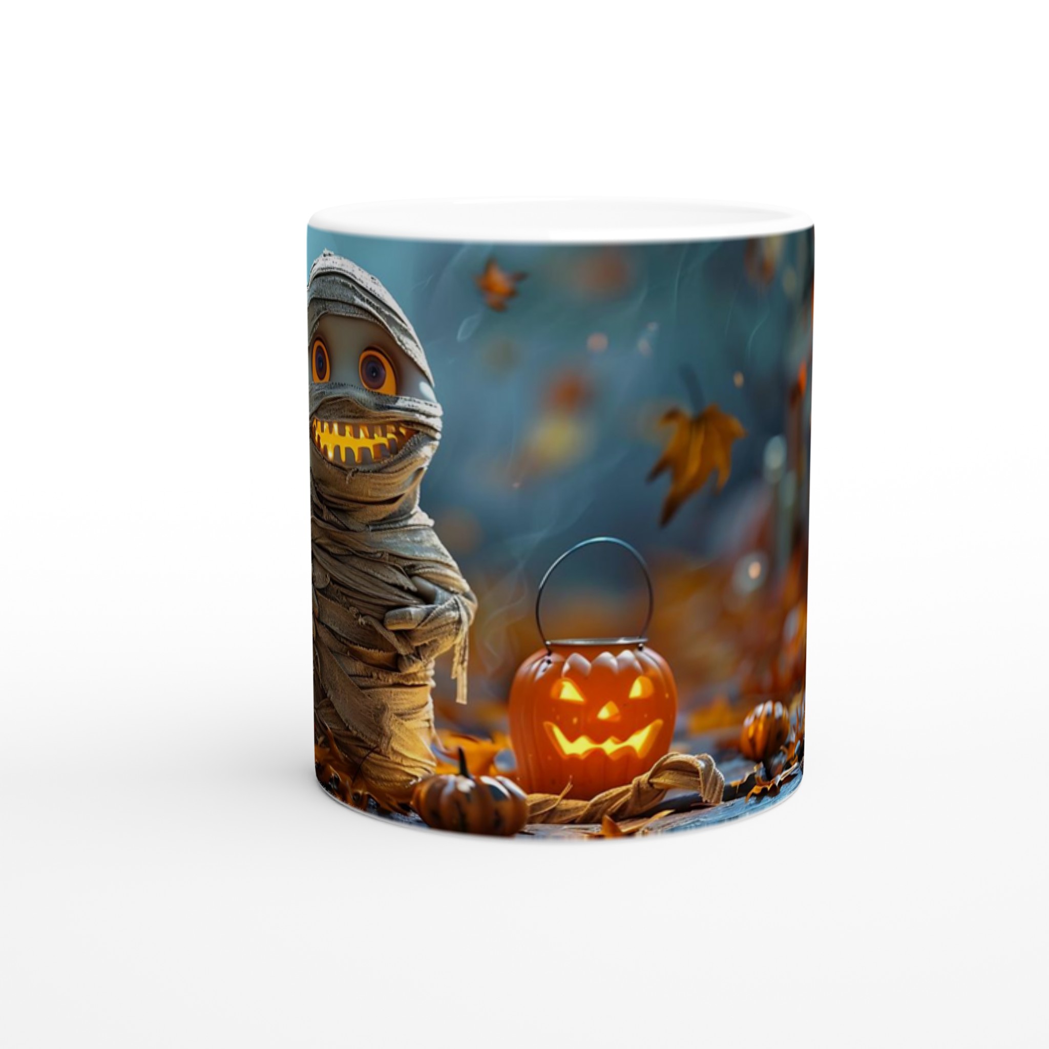 Söt Mummie & Pumpalykta 11oz Keramisk Mugg – Perfekt för Halloween & Mysiga Höstkvällar i Valfri Färg! 8 b76beda9-79ac-41c6-ab99-eee85a9cd06f