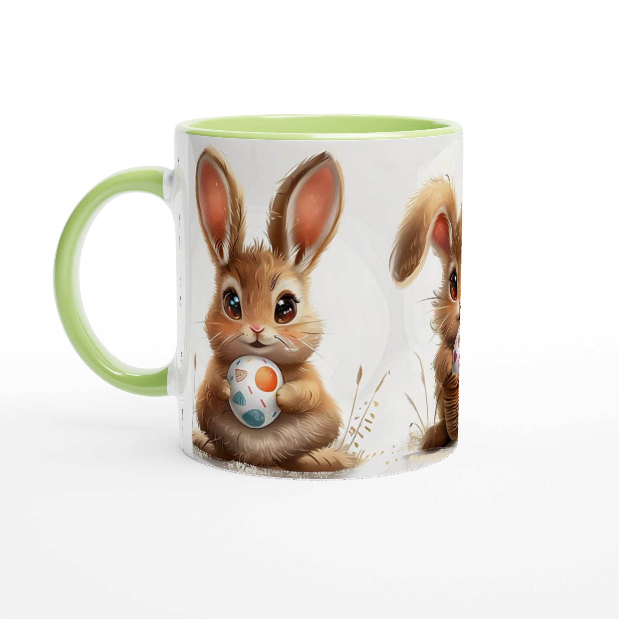 Påskharar med ägg – Söt 11oz Keramikmugg i ditt val av sju färger 3 b7706338-52dc-4a69-9d40-490a778addd9