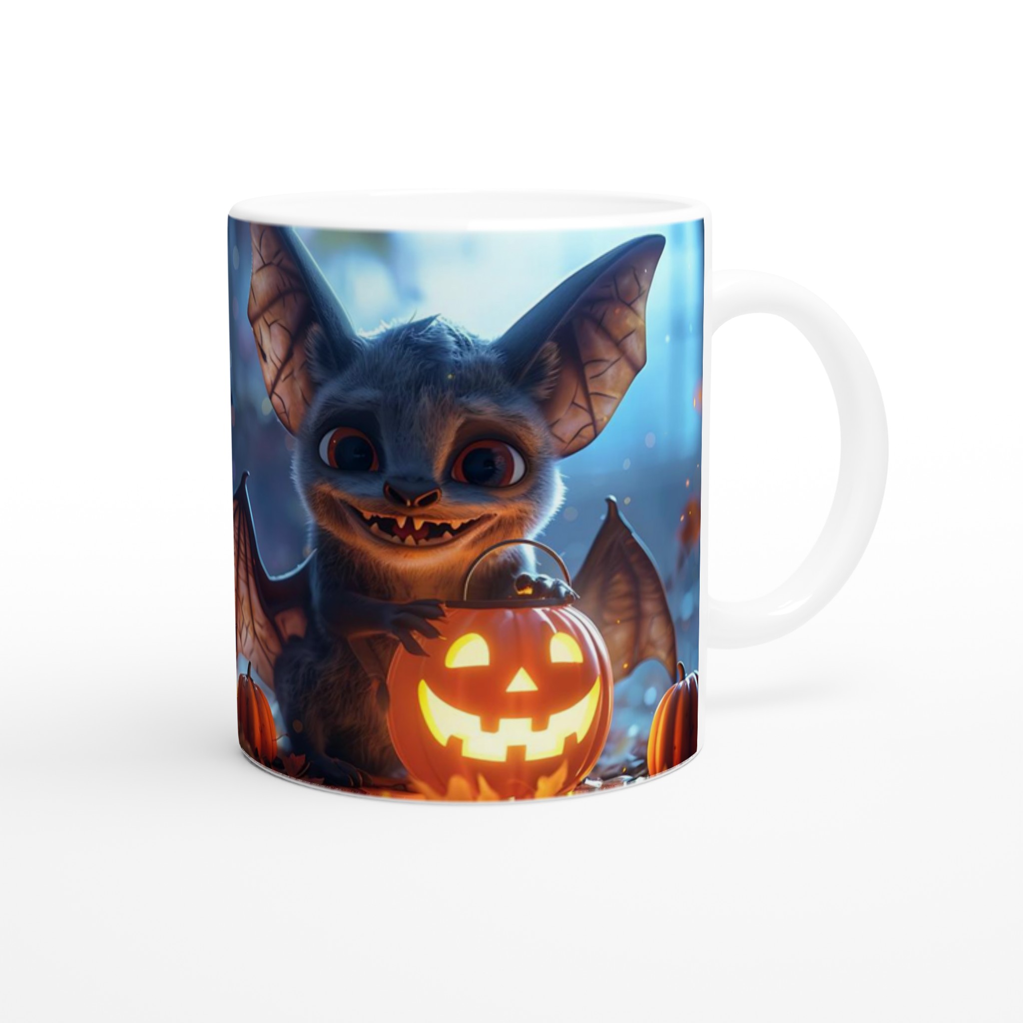 Bus eller Godis! Söt Fladdermus Halloween Keramikmugg – Välj bland 7 Livfulla Färger! 9 b7720a38-d22b-48a8-ace5-818170e1d4e1