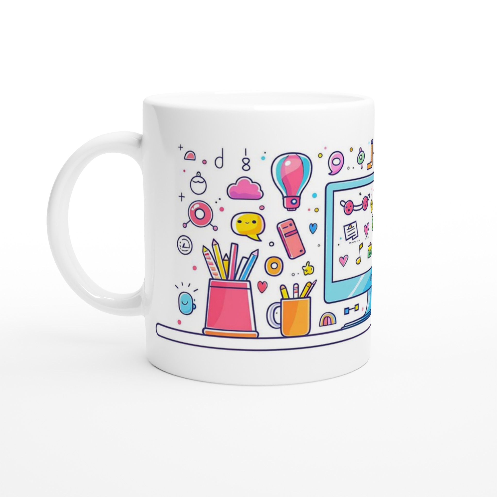 Kreativ Arbetsplats Mugg: Din Inspirationskälla i 7 Lekfulla Färger – 11oz Keramikmugg 1 b77f0900-1036-4d7c-b18b-3ad3f9f84db4