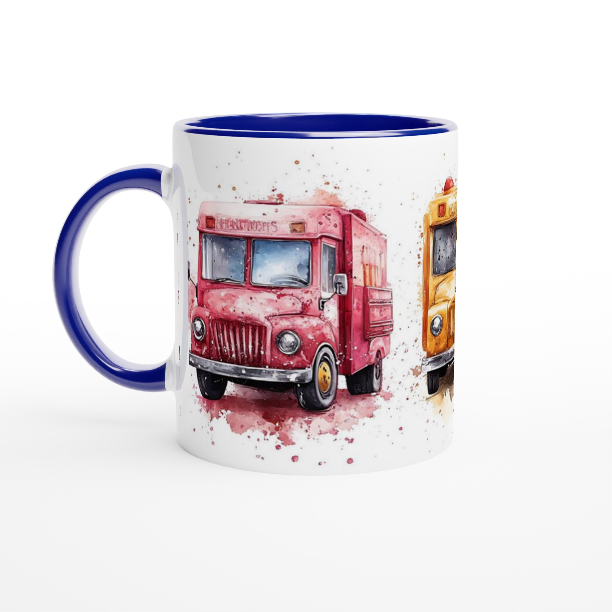 Retro Food Truck Akvarellmugg – Levande Färger och Charmig Design i Flera Nyanser 7 b7e6c4b0-0890-4024-8795-251a4223ecf4