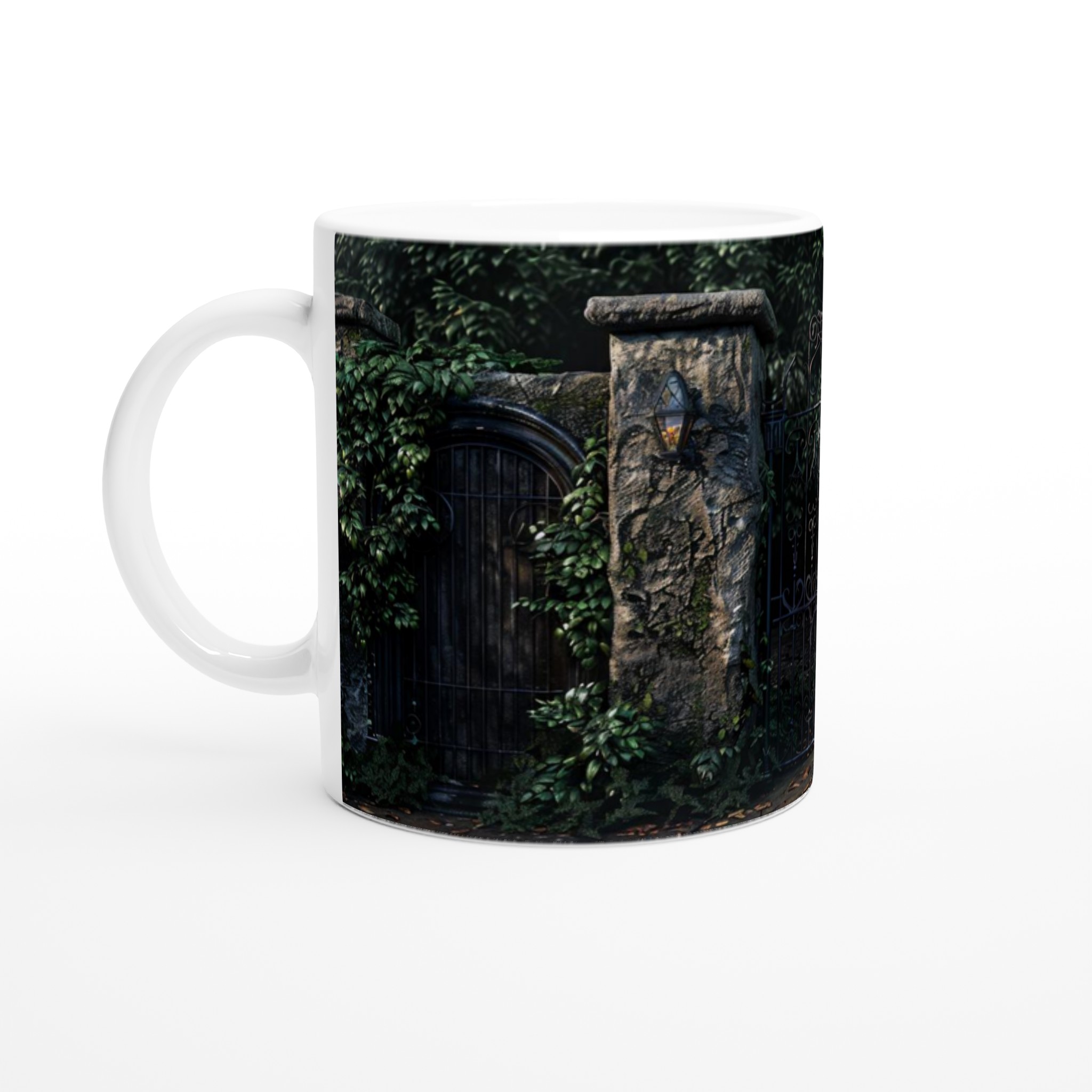 Mystisk Trädgårdsgrind 11oz Keramisk Mugg – Dröm dig bort till hemliga trädgårdar i din favoritfärg! 1 b819fa60-1b05-440d-aaba-f1d923cec4c2