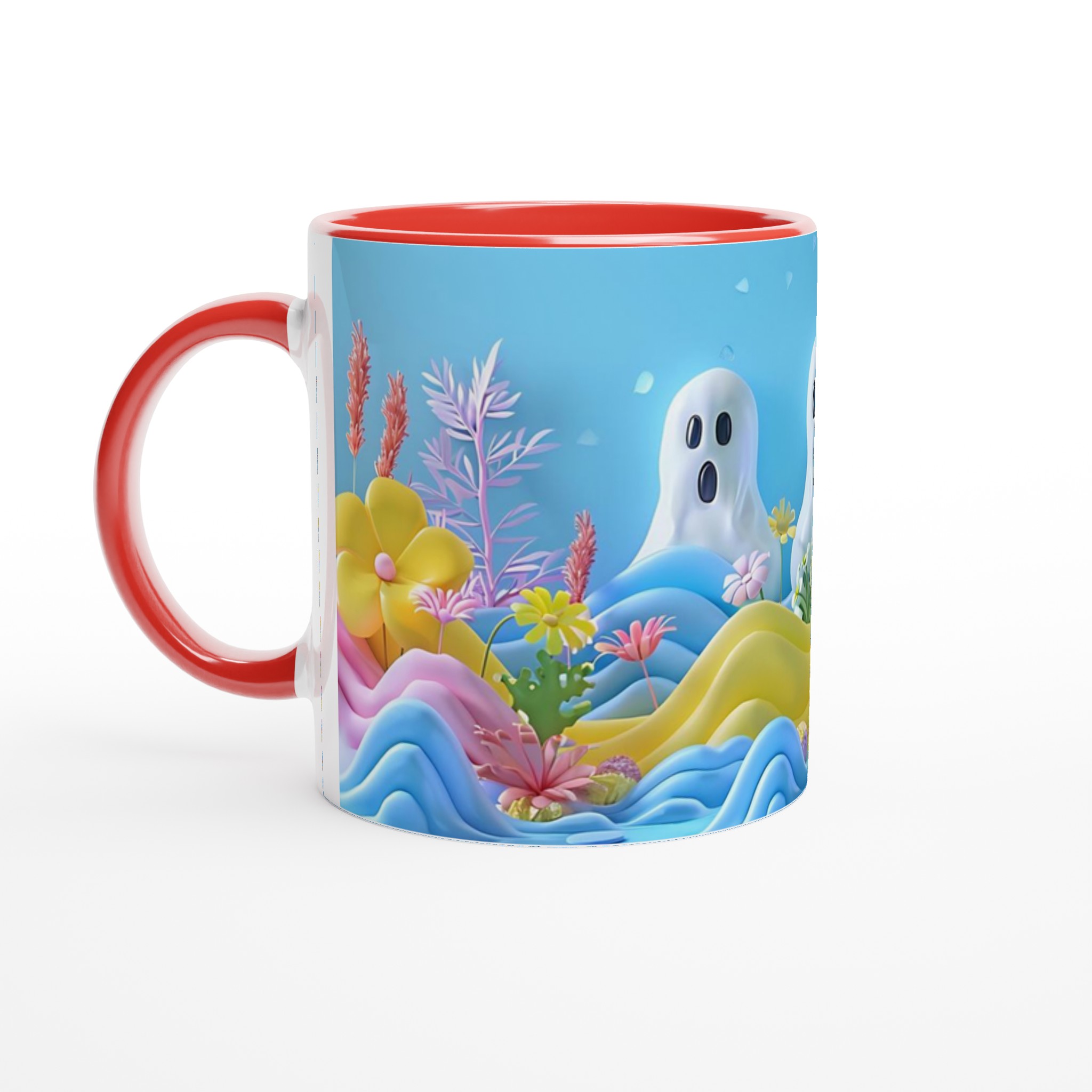 Pastel Ghost Garden 11oz Keramikmugg – Spöklikt Söt Design i Glada Färger 2 b8e8a957-6bcd-42ea-abac-e84d471ad91f